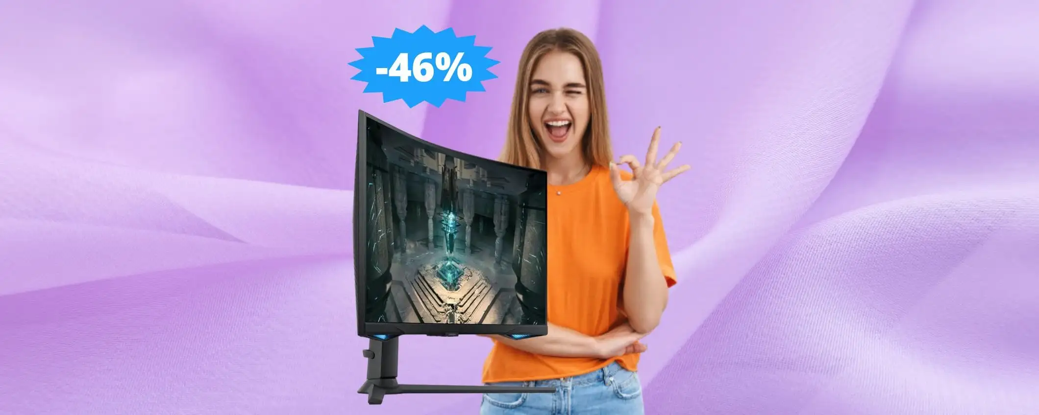 Monitor Samsung Odyssey G6: prezzo BOMBA su Amazon (-46%) Monitor Samsung Odyssey G6: prezzo BOMBA su Amazon (-46%)