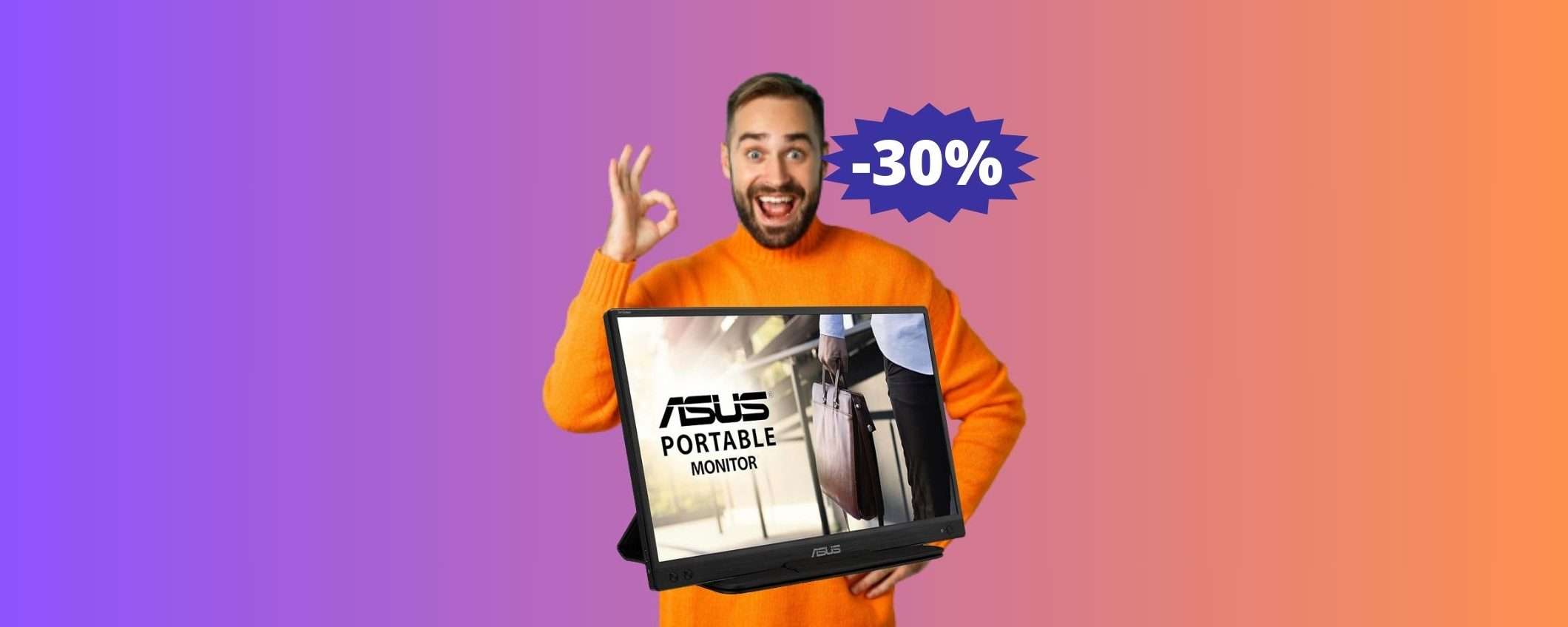 Monitor portatile ASUS ZenScreen: IMPERDIBILE a questo prezzo (-30%) Monitor portatile ASUS ZenScreen: IMPERDIBILE a questo prezzo (-30%)