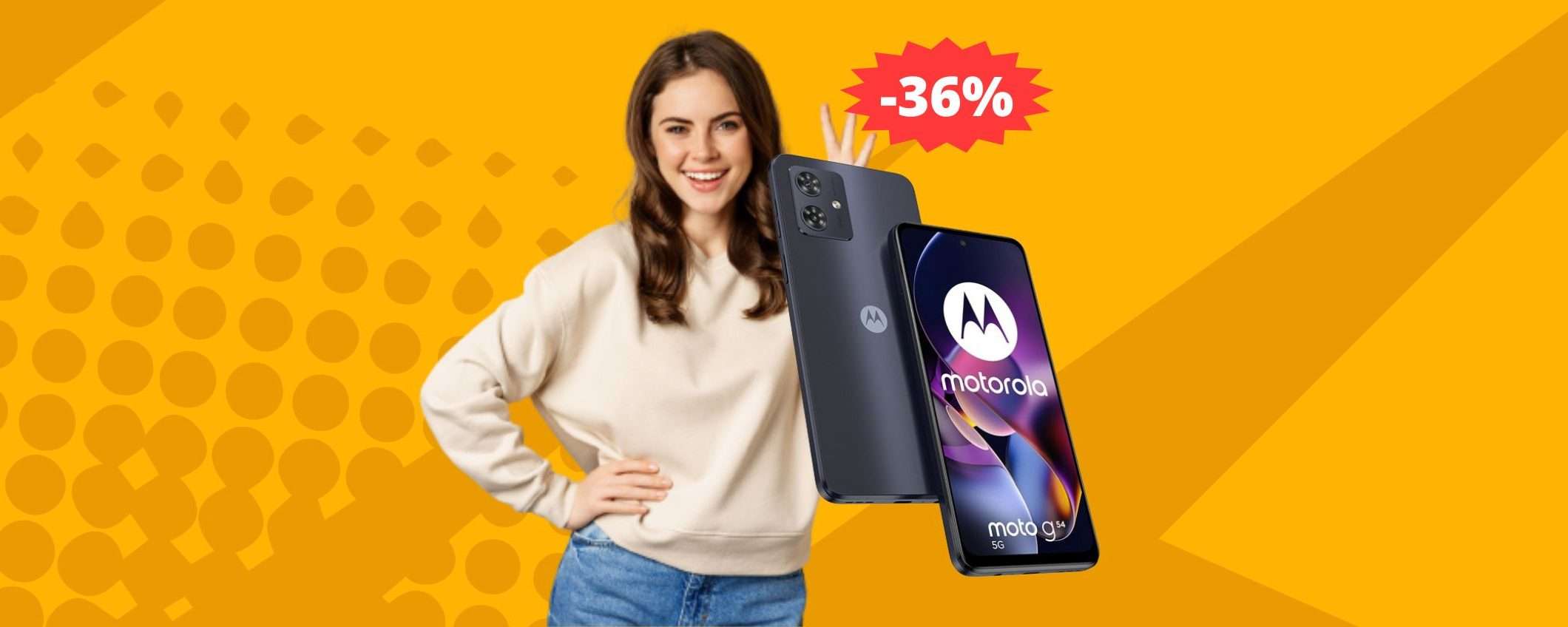 Motorola moto g54: un'OCCASIONE che non puoi perdere (-36%) Motorola moto g54: un'OCCASIONE che non puoi perdere (-36%)