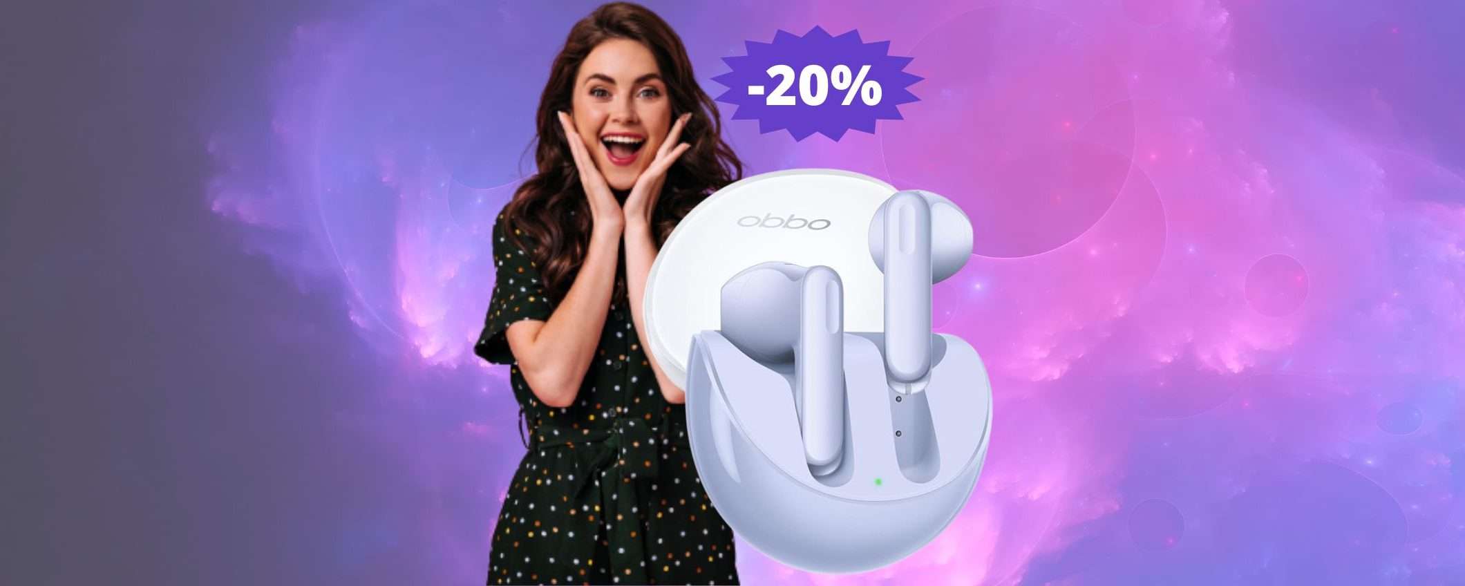 OPPO Enco Air3: sconto a tempo LIMITATO su Amazon (-20%) OPPO Enco Air3: sconto a tempo LIMITATO su Amazon (-20%)