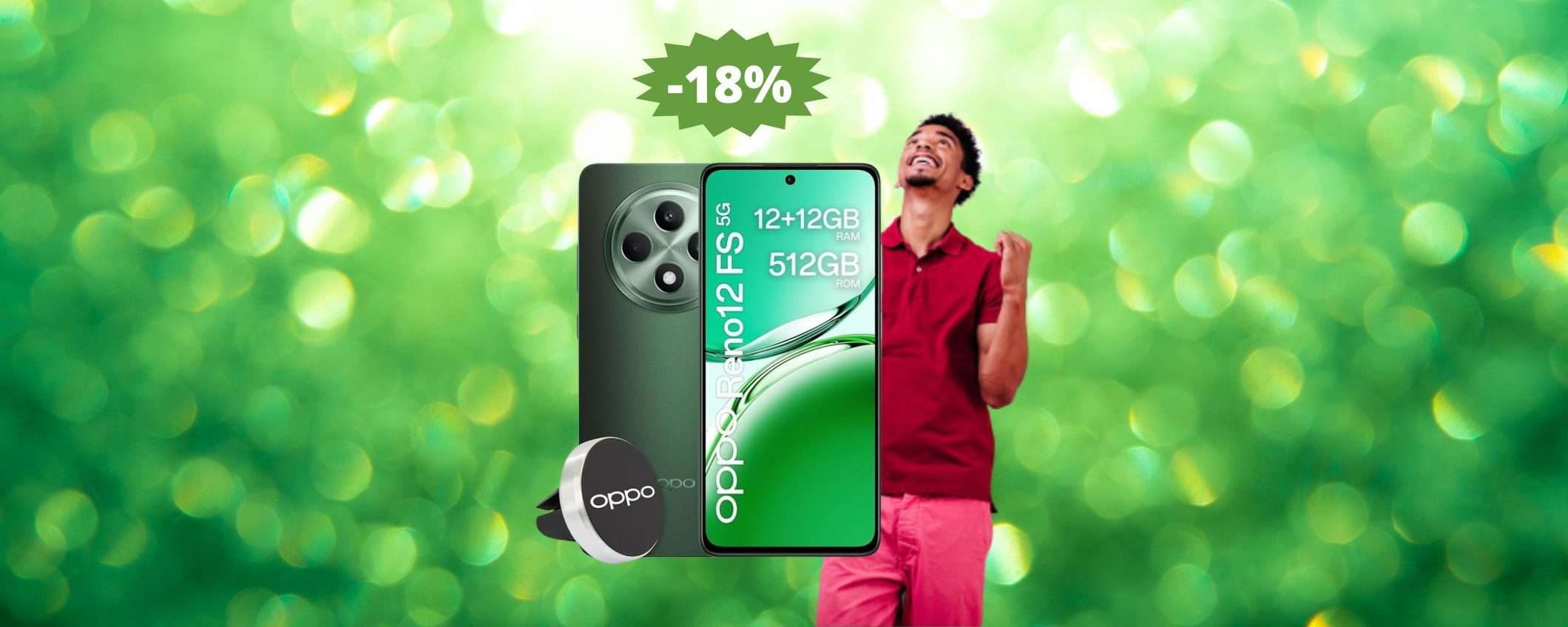OPPO Reno12 FS: sconto IMBATTIBILE del 18% su Amazon OPPO Reno12 FS: sconto IMBATTIBILE del 18% su Amazon