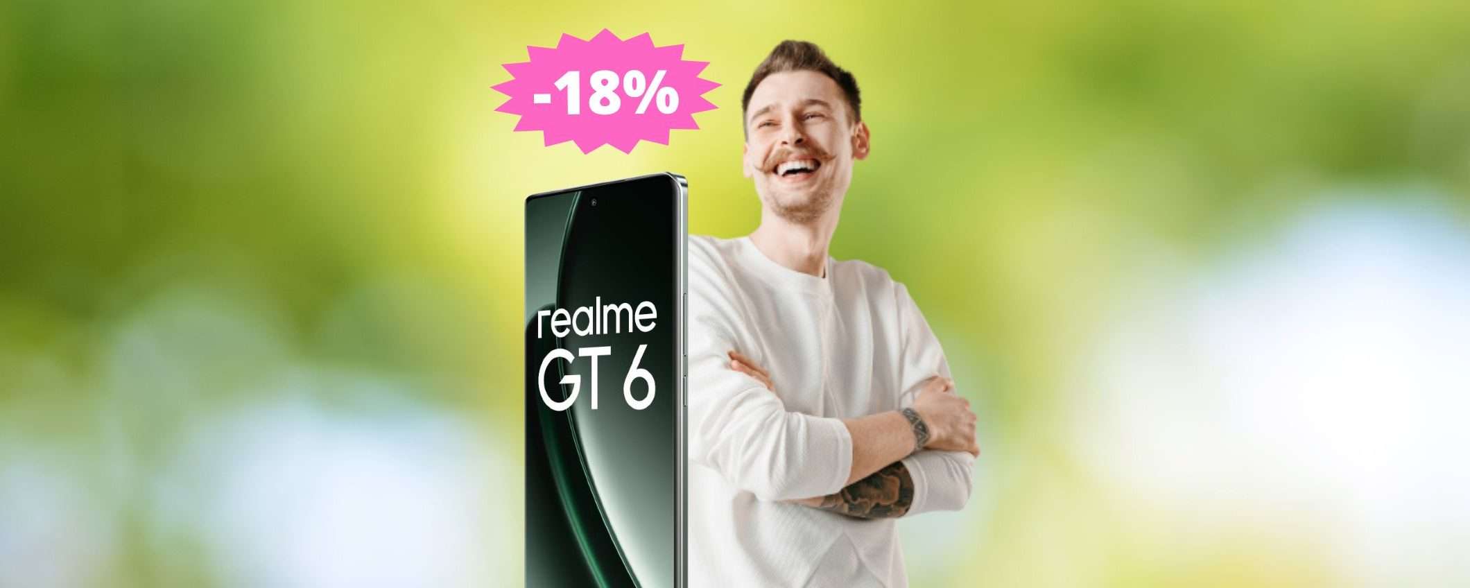Realme GT 6: potente, elegante e in SUPER sconto del 18% Realme GT 6: potente, elegante e in SUPER sconto del 18%