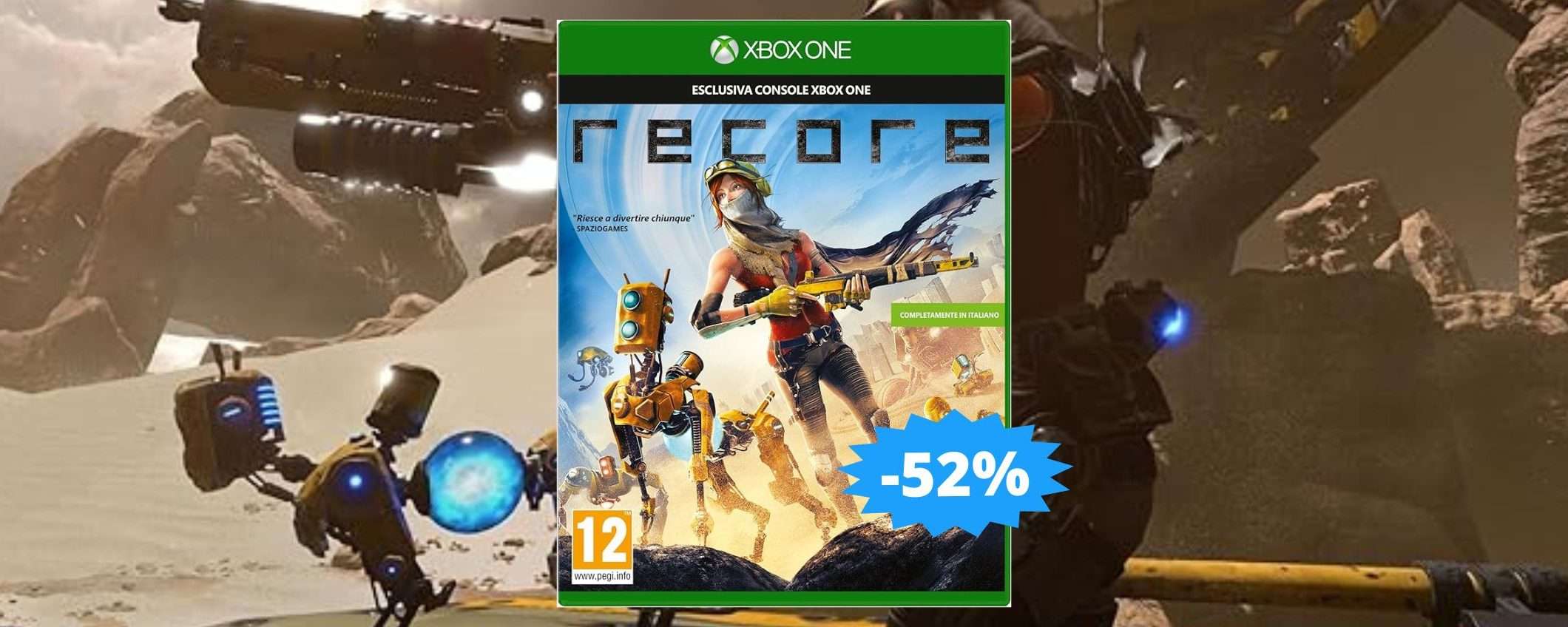 Recore per Xbox One: un'avventura epica IMPERDIBILE (-52%) Recore per Xbox One: un'avventura epica IMPERDIBILE (-52%)