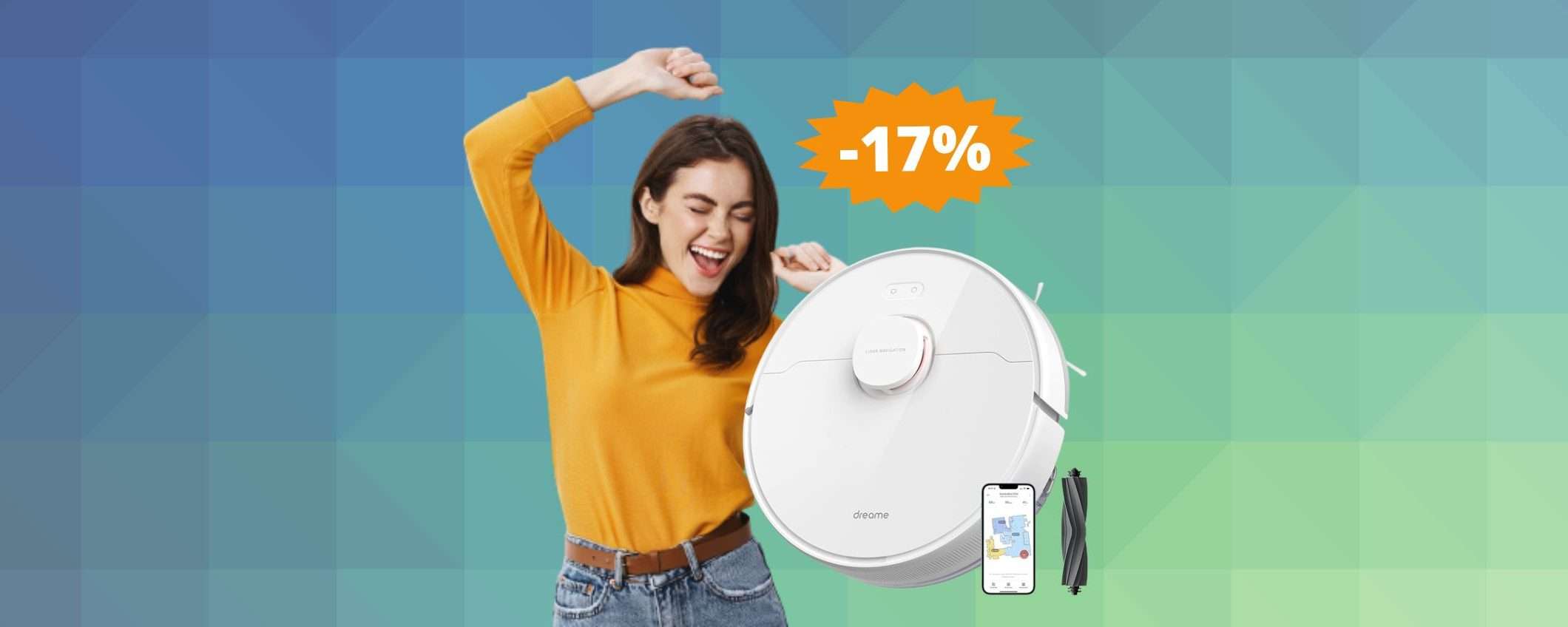 Robot Dreame D10s: sconto IMPERDIBILE del 17% su Amazon Robot Dreame D10s: sconto IMPERDIBILE del 17% su Amazon