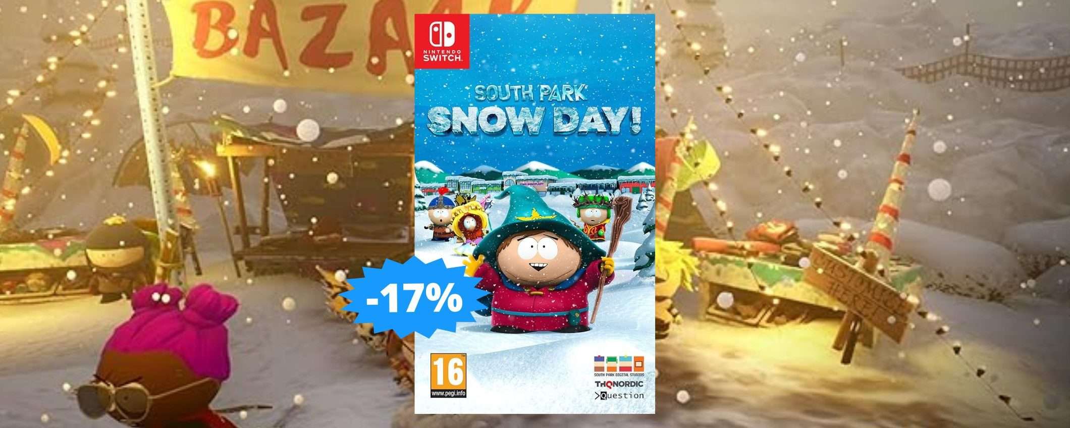 South Park - Snow Day per Switch: un'avventura IMPERDIBILE (-17%) South Park - Snow Day per Switch: un'avventura IMPERDIBILE (-17%)