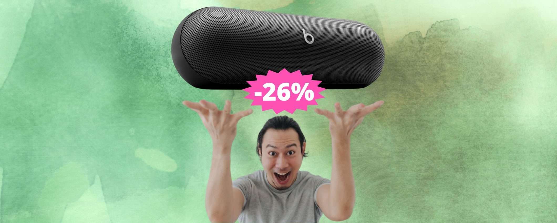 Speaker Beats Pill: l'audio di qualità ovunque tu vada (-26%) Speaker Beats Pill: l'audio di qualità ovunque tu vada (-26%)