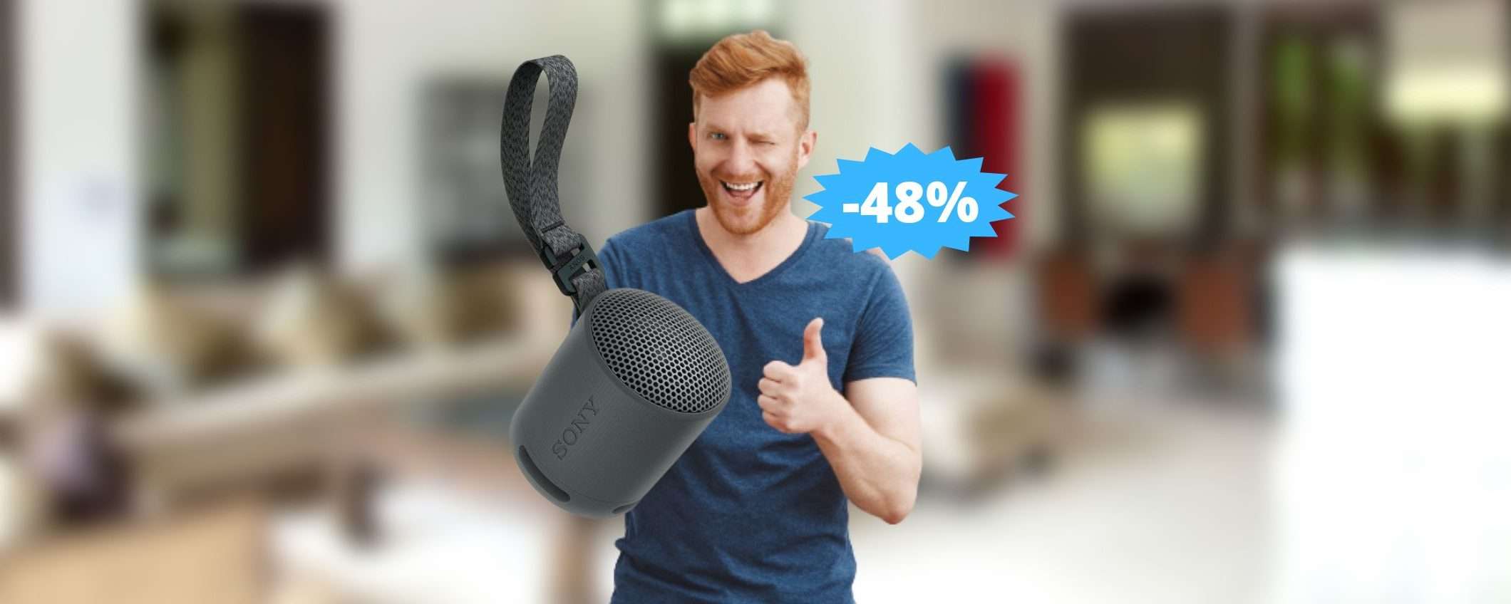 Speaker Sony SRS-XB100: un AFFARE da non perdere (-48%) Speaker Sony SRS-XB100: un AFFARE da non perdere (-48%)