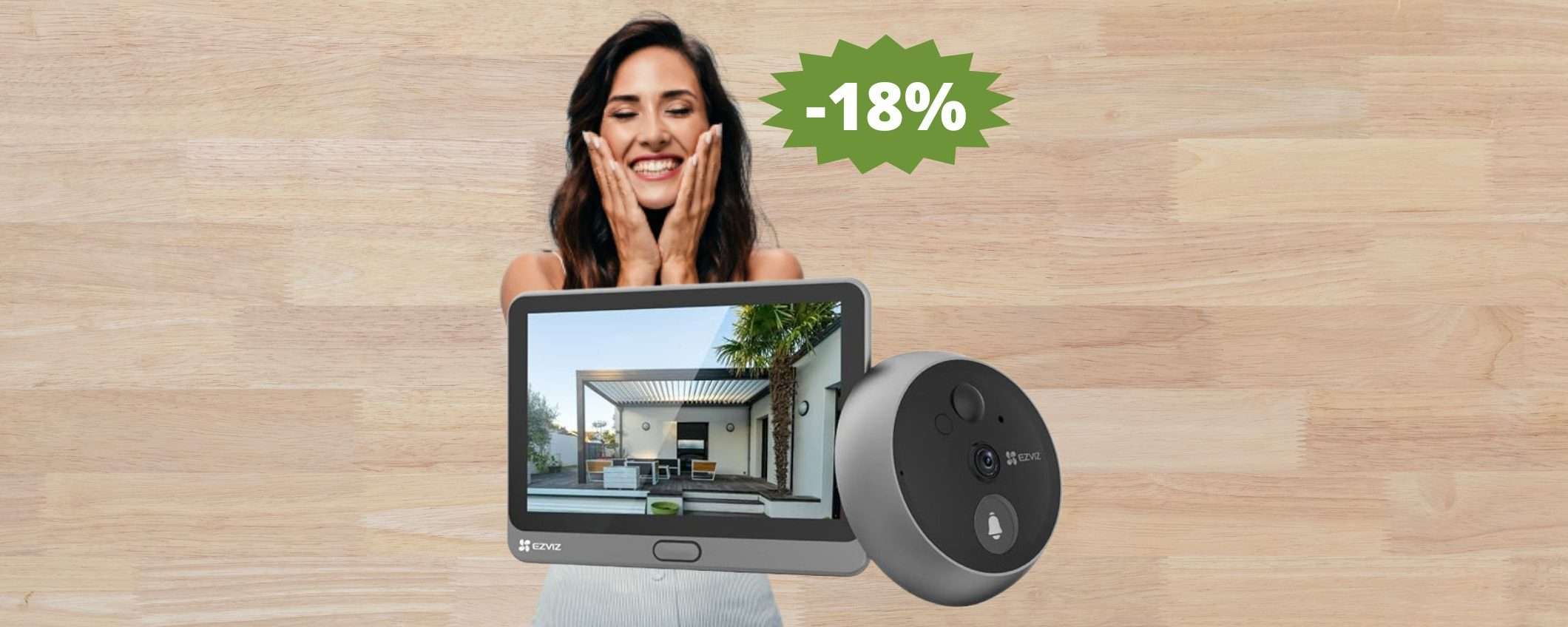 Spioncino digitale EZVIZ CP4: per la SICUREZZA della tua casa (-18%) Spioncino digitale EZVIZ CP4: per la SICUREZZA della tua casa (-18%)