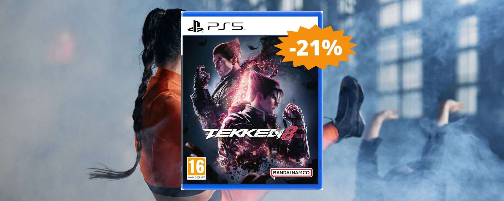 TEKKEN 8 per PlayStation 5: un'OCCASIONE da non perdere (-21%) TEKKEN 8 per PlayStation 5: un'OCCASIONE da non perdere (-21%)