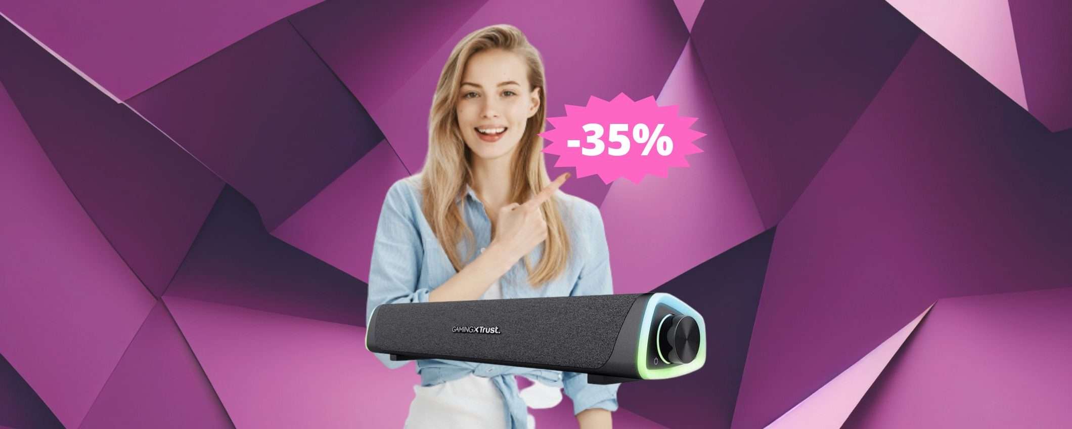 Trust Gaming GXT 620 Axon: sconto IMPERDIBILE del 35% Trust Gaming GXT 620 Axon: sconto IMPERDIBILE del 35%