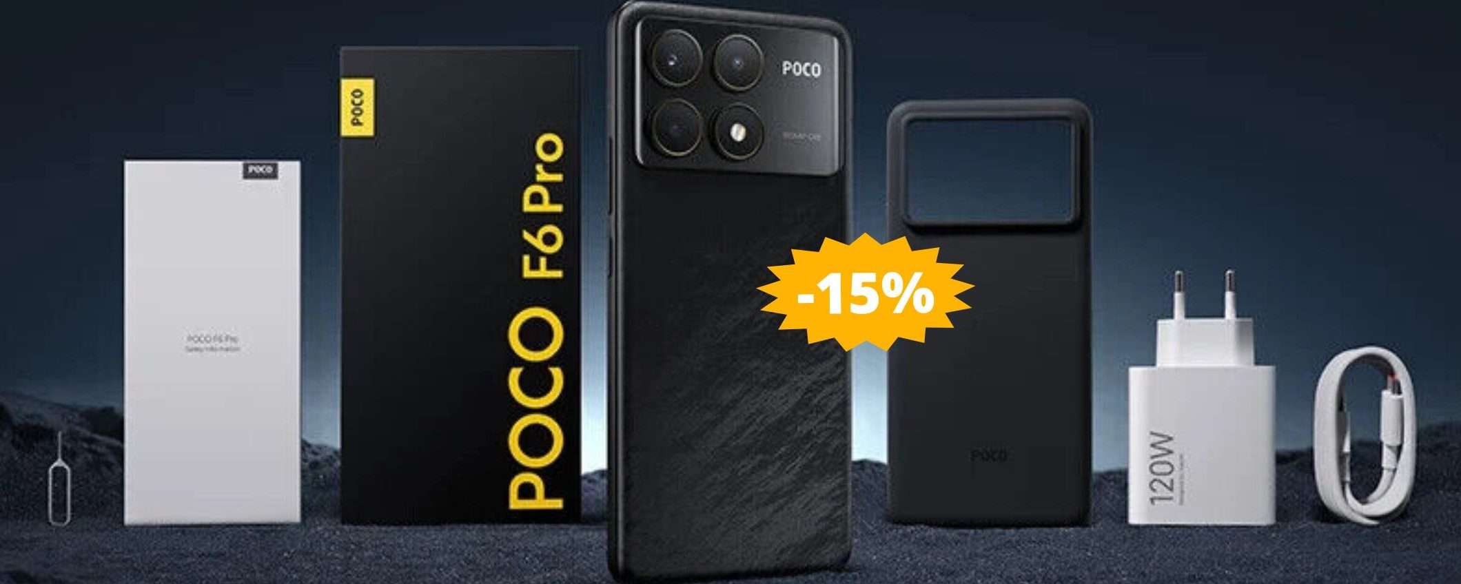 Xiaomi POCO F6 Pro: sconto ESCLUSIVO su eBay (-15%) Xiaomi POCO F6 Pro: sconto ESCLUSIVO su eBay (-15%)