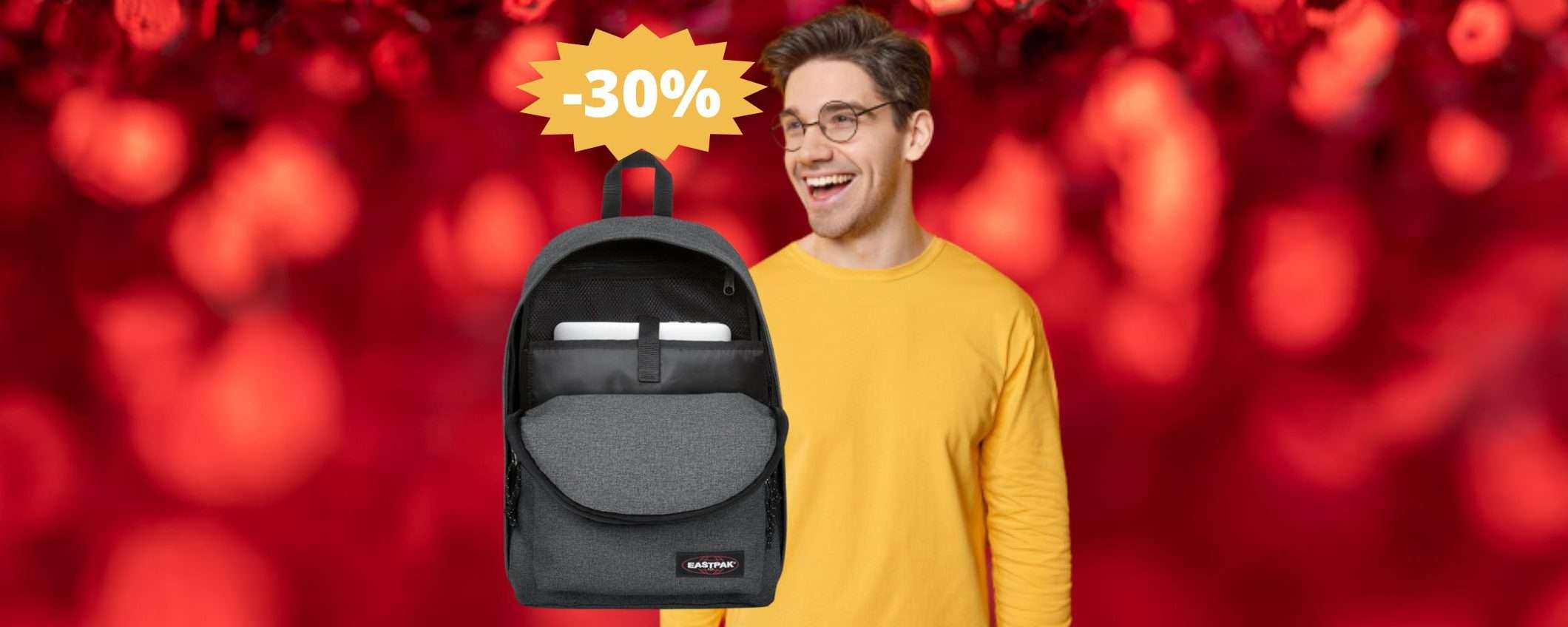 Zaino EASTPAK Out Of Office: sconto EPICO del 30% a tempo LIMITATISSIMO Zaino EASTPAK Out Of Office: sconto EPICO del 30% a tempo LIMITATISSIMO