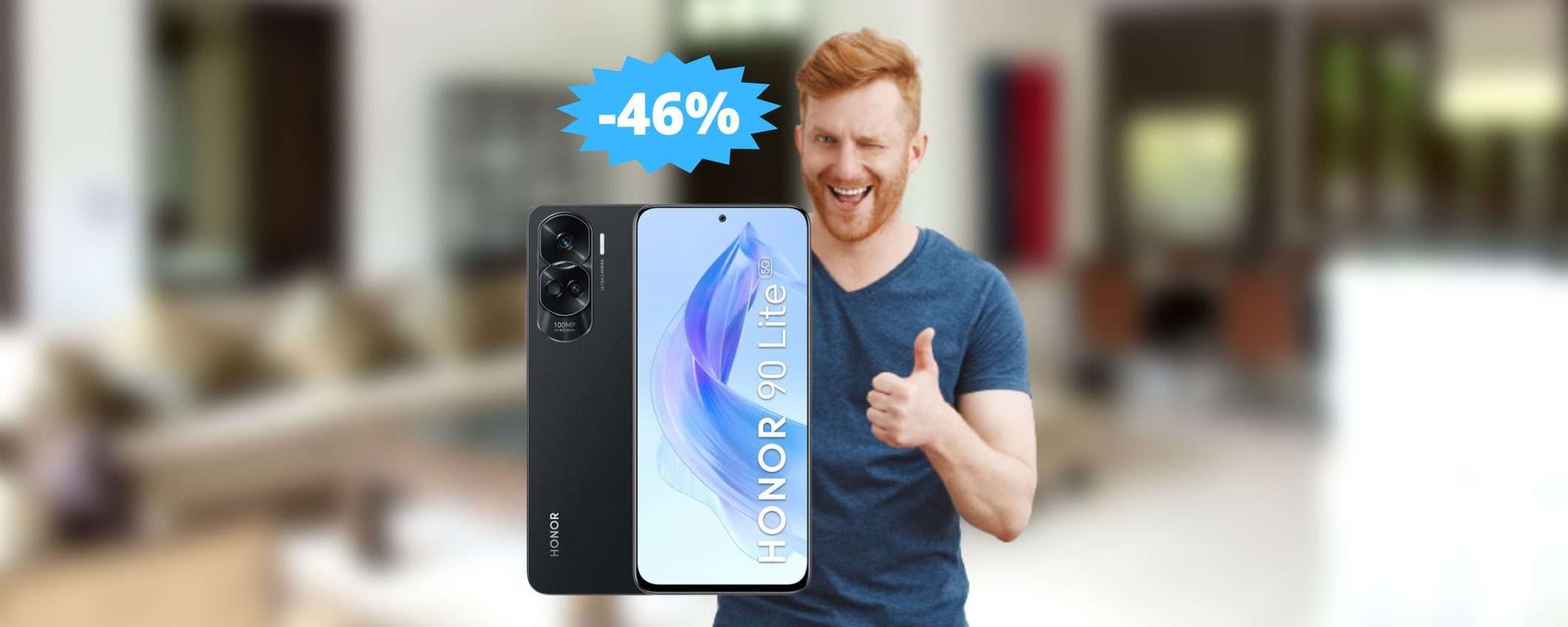 Honor 90 Lite: un AFFARE da prendere al volo su Amazon (-46%) Honor 90 Lite: un AFFARE da prendere al volo su Amazon (-46%)