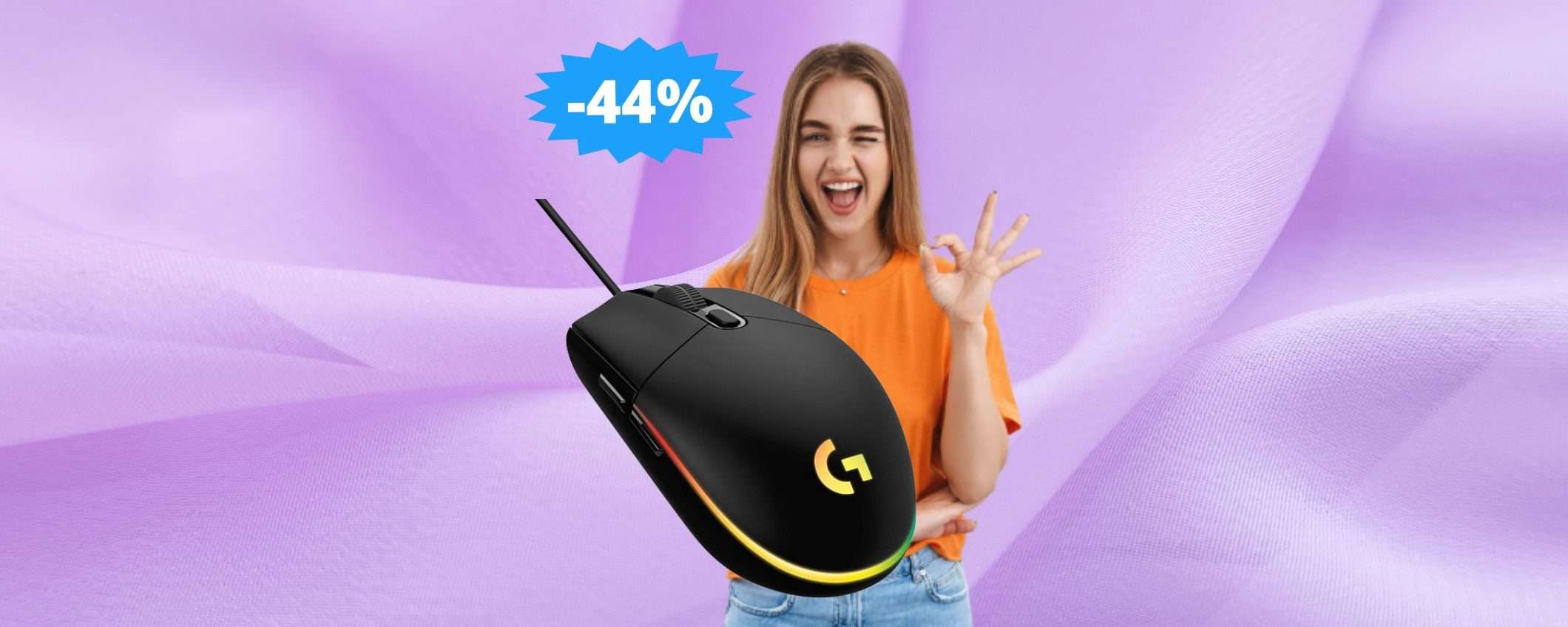 Mouse Logitech G G203 LIGHTSYNC: un AFFARE da non perdere (-44%) Mouse Logitech G G203 LIGHTSYNC: un AFFARE da non perdere (-44%)