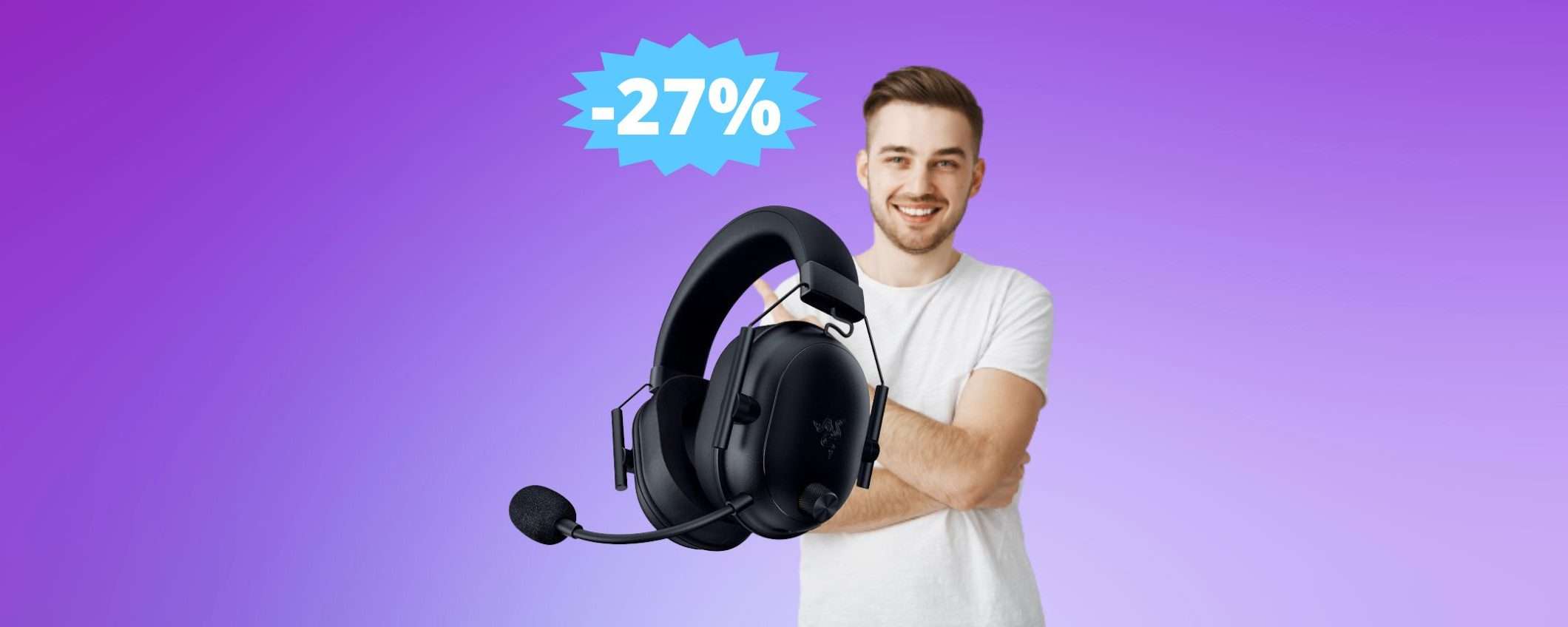 Cuffie Razer BlackShark V2: sconto EPICO del 27% su Amazon Cuffie Razer BlackShark V2: sconto EPICO del 27% su Amazon