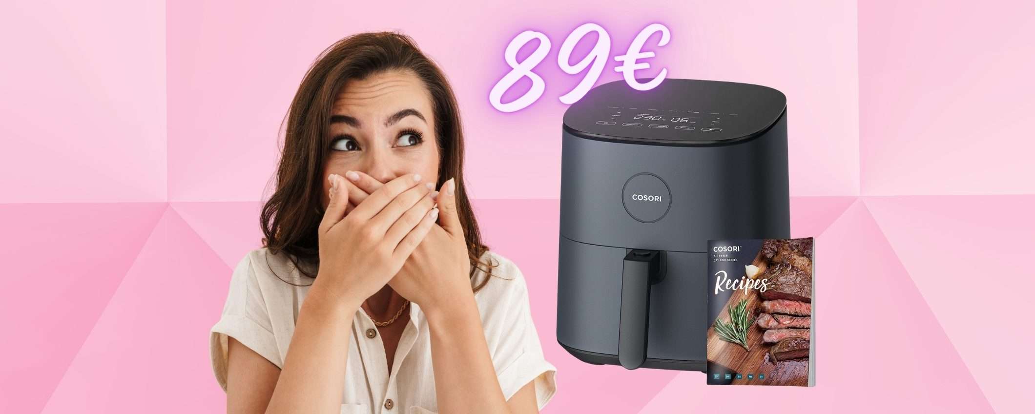 COSORI: friggitrice ad aria da 4,7L MERAVIGLIOSA oggi tua a 40€ in MENO COSORI: friggitrice ad aria da 4,7L MERAVIGLIOSA oggi tua a 40€ in MENO