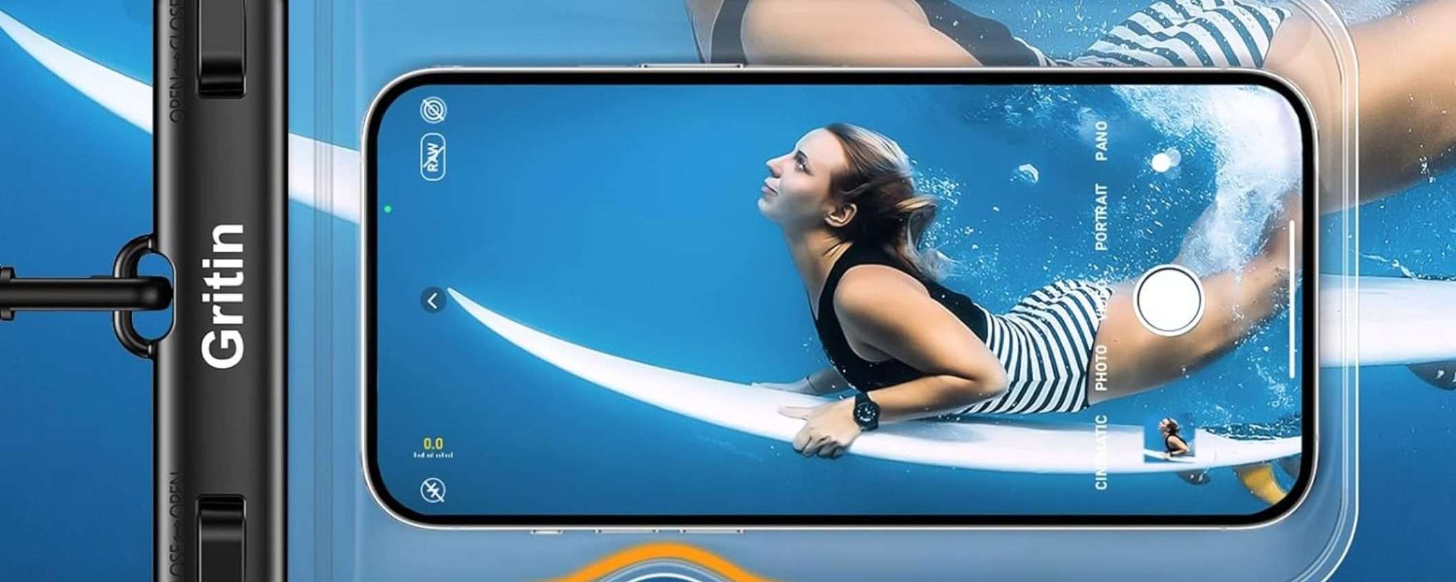 Foto in acqua con lo smartphone: il gadget dell'estate costa NIENTE (5,50€) Foto in acqua con lo smartphone: il gadget dell'estate costa NIENTE (5,50€)