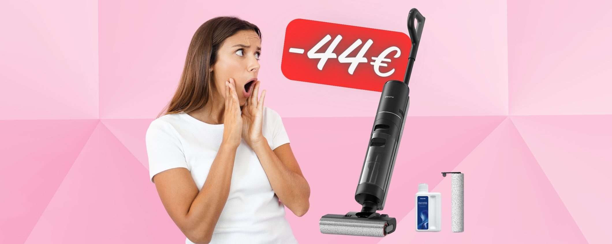 Dreame H12 Pro: aspirapolvere e lavapavimenti senza fili a 44€ in MENO Dreame H12 Pro: aspirapolvere e lavapavimenti senza fili a 44€ in MENO