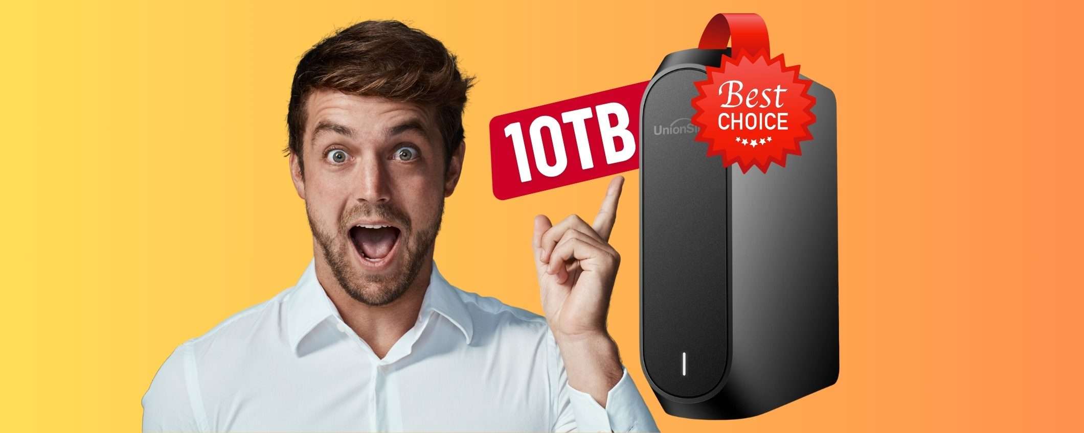 Hard Disk esterno verticale da 10TB per PC e Mac al PREZZO più BASSO Hard Disk esterno verticale da 10TB per PC e Mac al PREZZO più BASSO