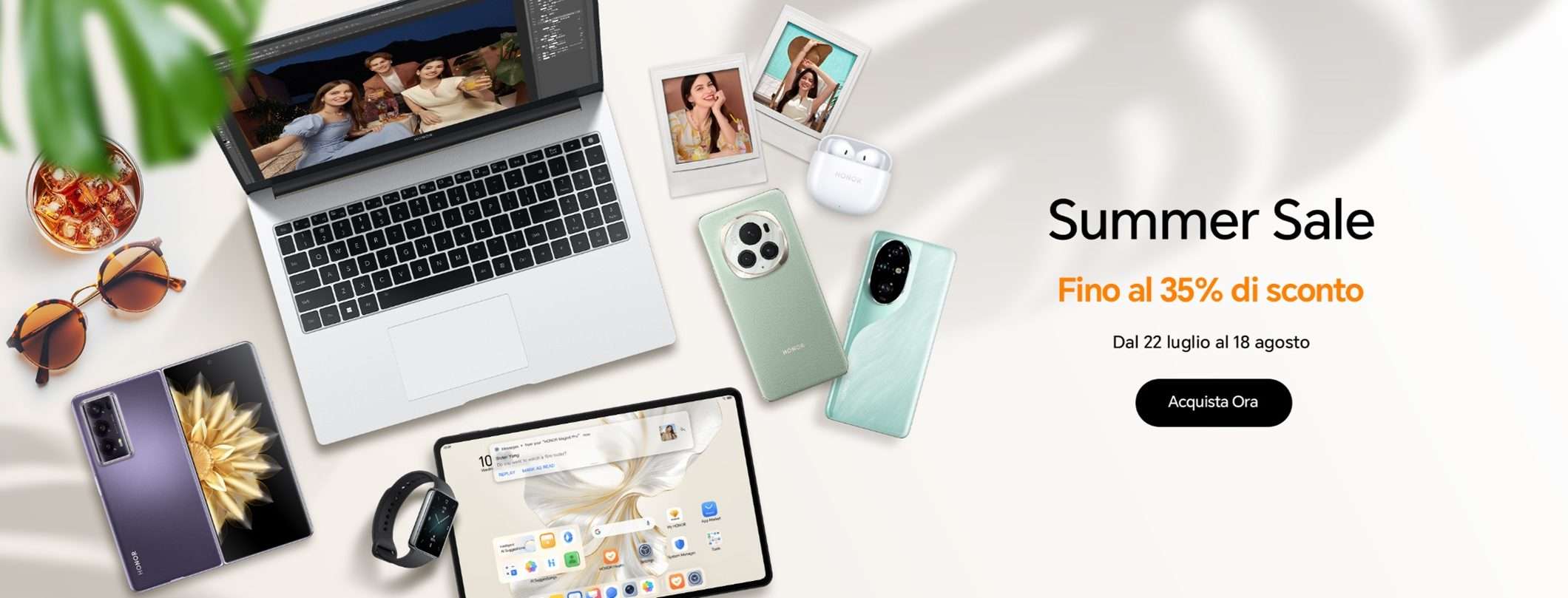 HONOR Summer Sale: ecco le migliori offerte di fine estate