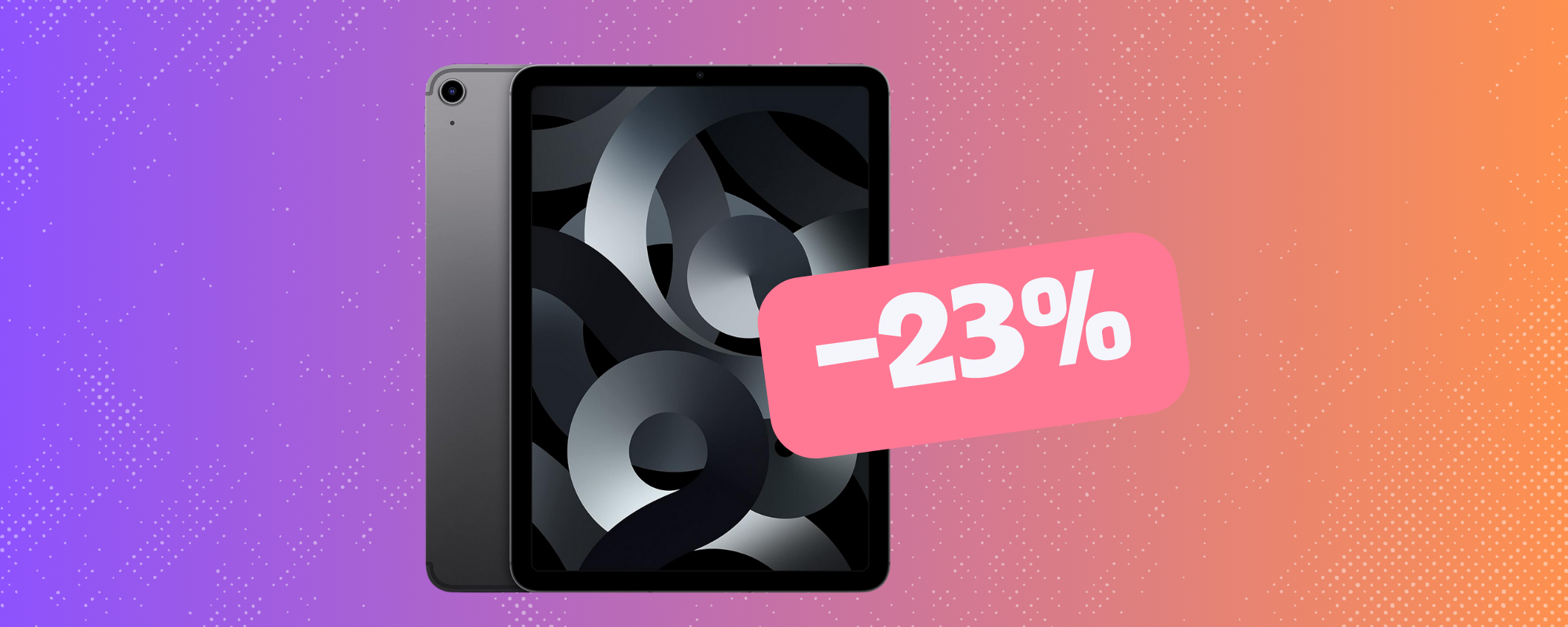 Affare imperdibile: risparmia il 23% sul Nuovo iPad Air! Affare imperdibile: risparmia il 23% sul Nuovo iPad Air!