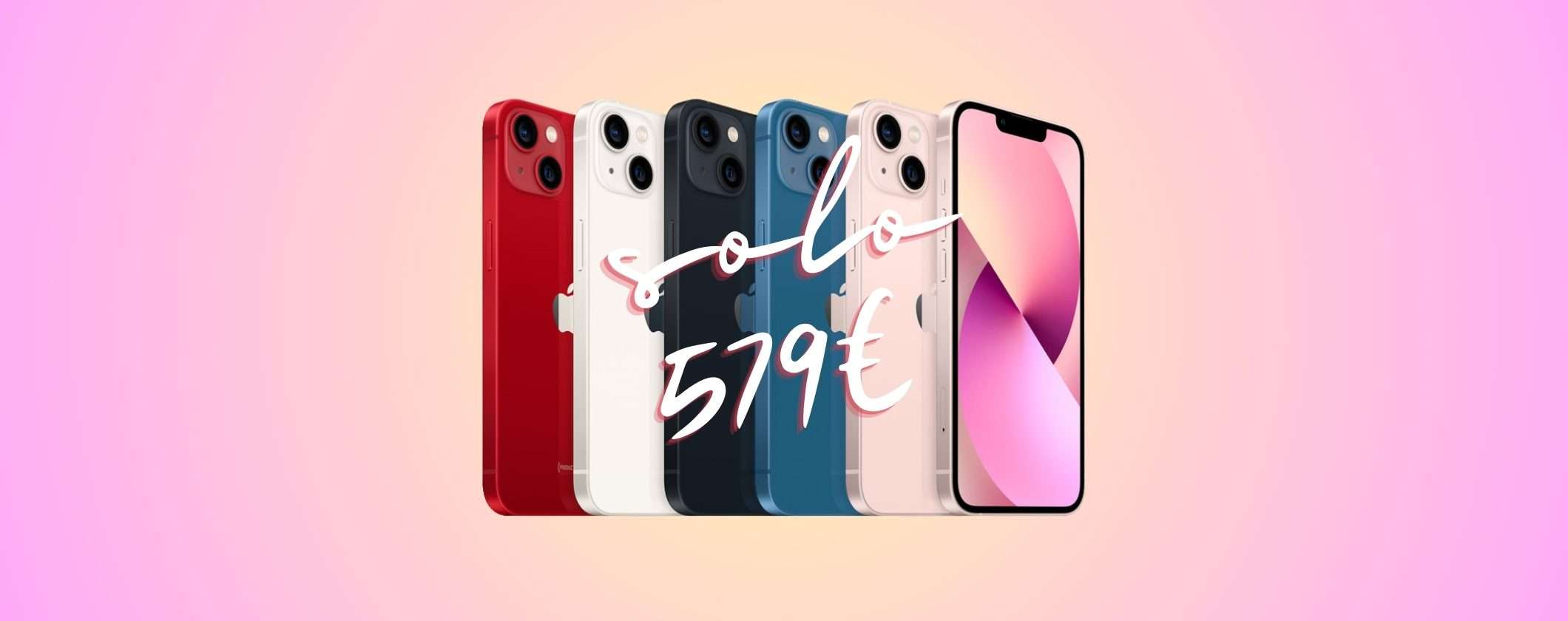 iPhone 13 128GB OGGI può essere tuo a soli 579€ iPhone 13 128GB OGGI può essere tuo a soli 579€