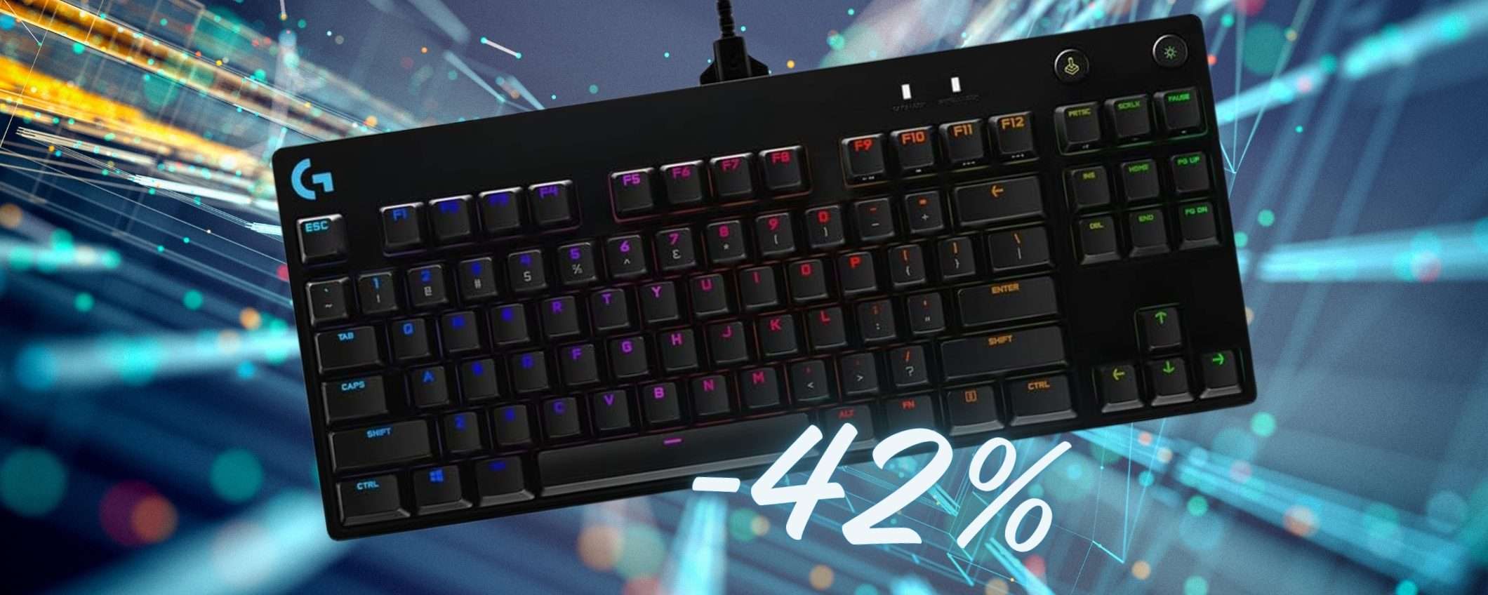 Logitech G PRO TKL: la MITICA tastiera da gaming al 42% in MENO su Amazon Logitech G PRO TKL: la MITICA tastiera da gaming al 42% in MENO su Amazon