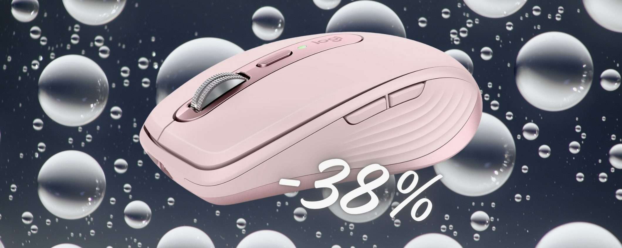 Logitech MX Anywhere 3S: mouse wireless SUPER a PREZZO MINI (-38%) Logitech MX Anywhere 3S: mouse wireless SUPER a PREZZO MINI (-38%)