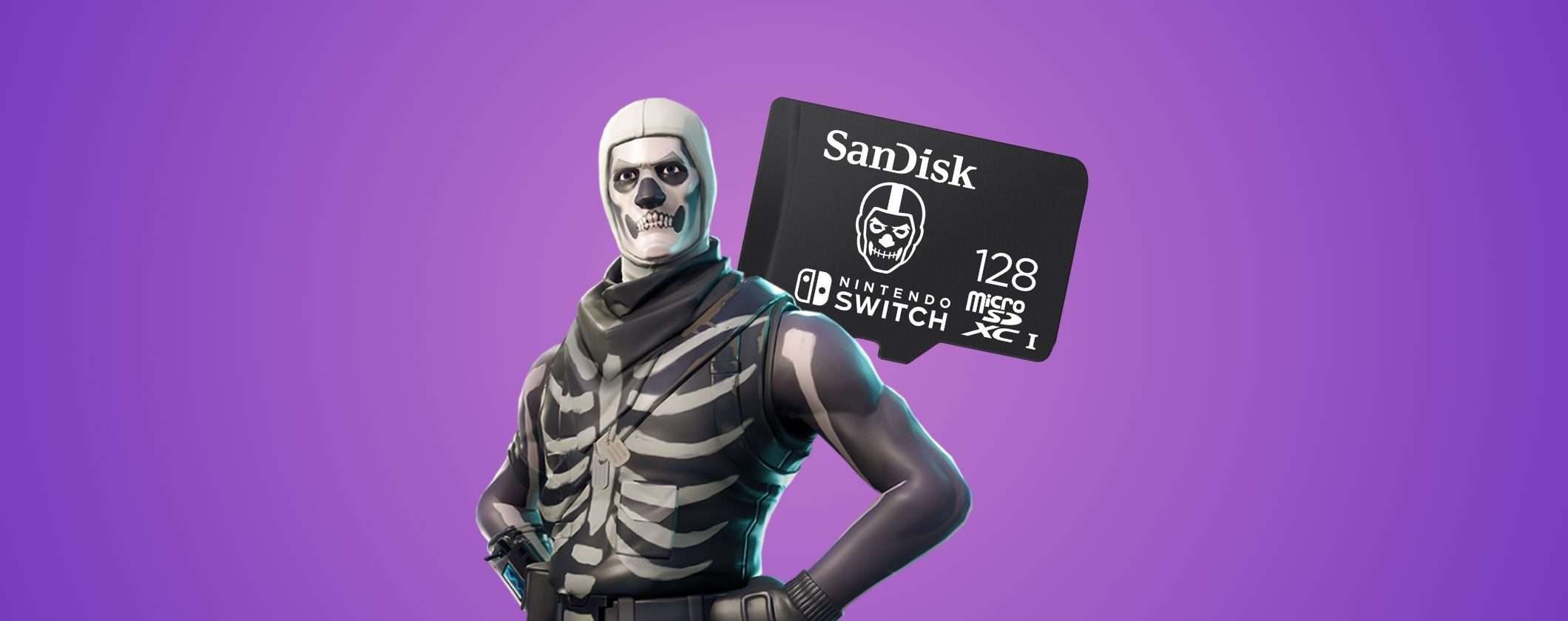 MicroSD SanDisk Fortnite 128GB per Nintendo Switch tua a soli 22€ MicroSD SanDisk Fortnite 128GB per Nintendo Switch tua a soli 22€