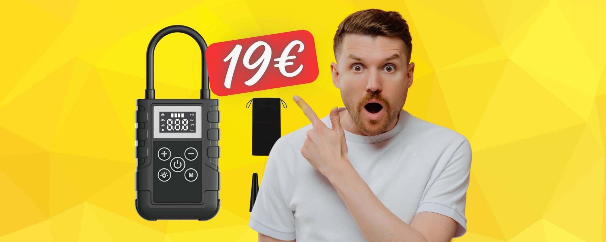 Mini compressore a SOLI 19€ su Amazon, OCCASIONE da non perdere Mini compressore a SOLI 19€ su Amazon, OCCASIONE da non perdere
