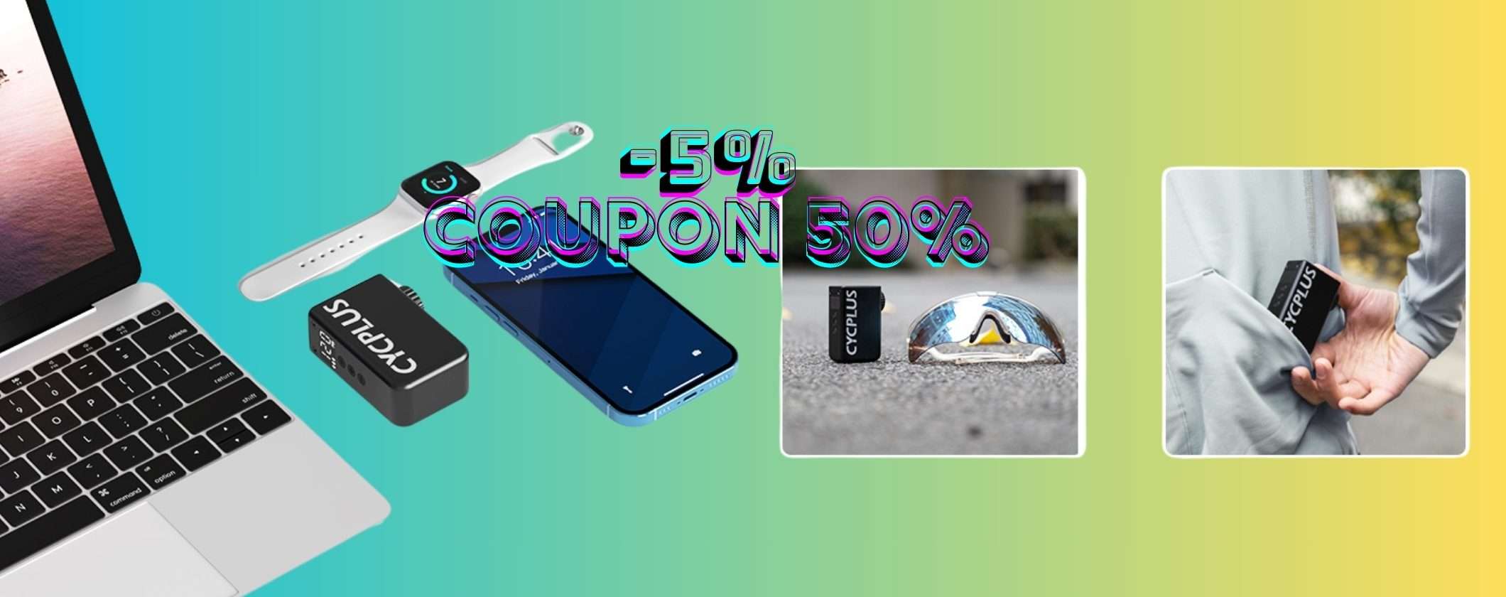 Mini Pompa Elettrica TASCABILE per bici: -5% e Coupon 50% Mini Pompa Elettrica TASCABILE per bici: -5% e Coupon 50%