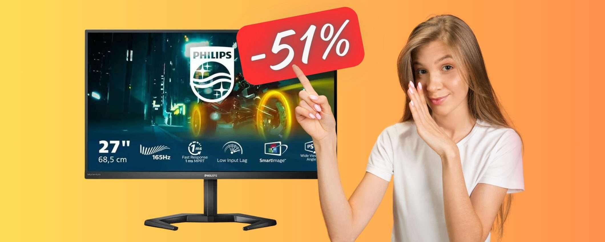 Monitor gaming Philips Evnia da 27 Monitor gaming Philips Evnia da 27