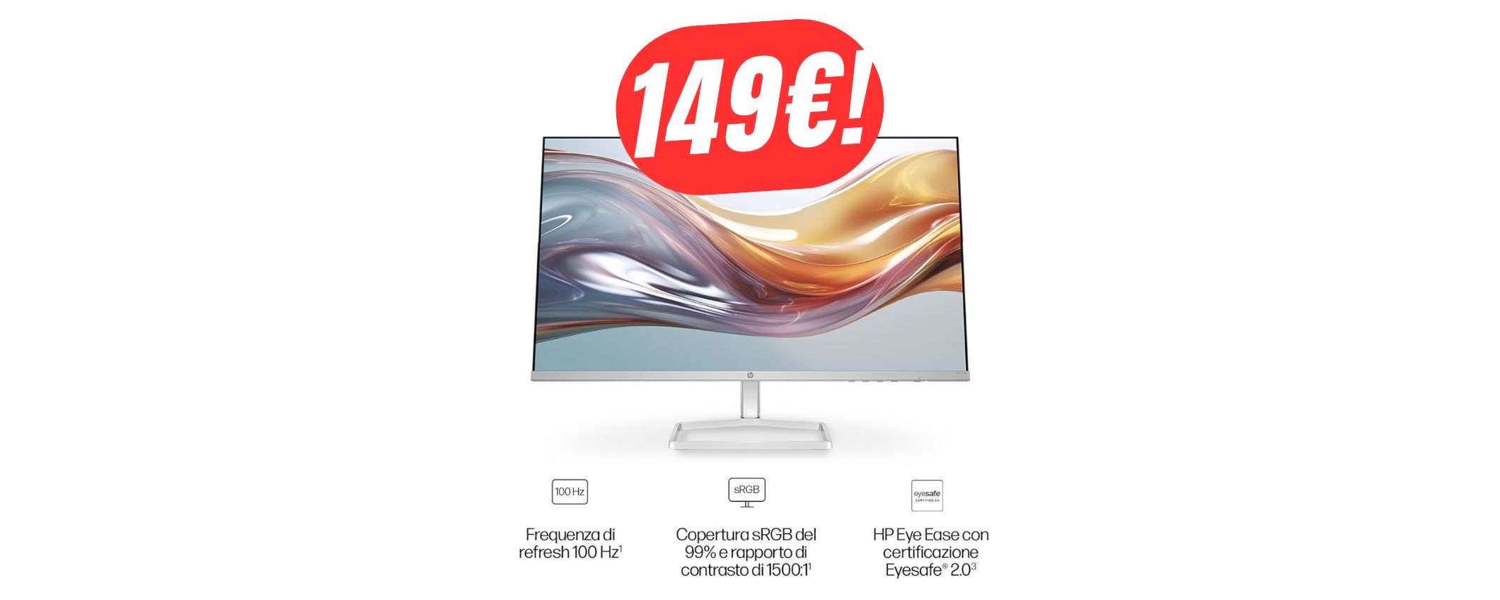 MINIMO STORICO per questo fantastico MONITOR HP (protegge i tuoi occhi!) MINIMO STORICO per questo fantastico MONITOR HP (protegge i tuoi occhi!)