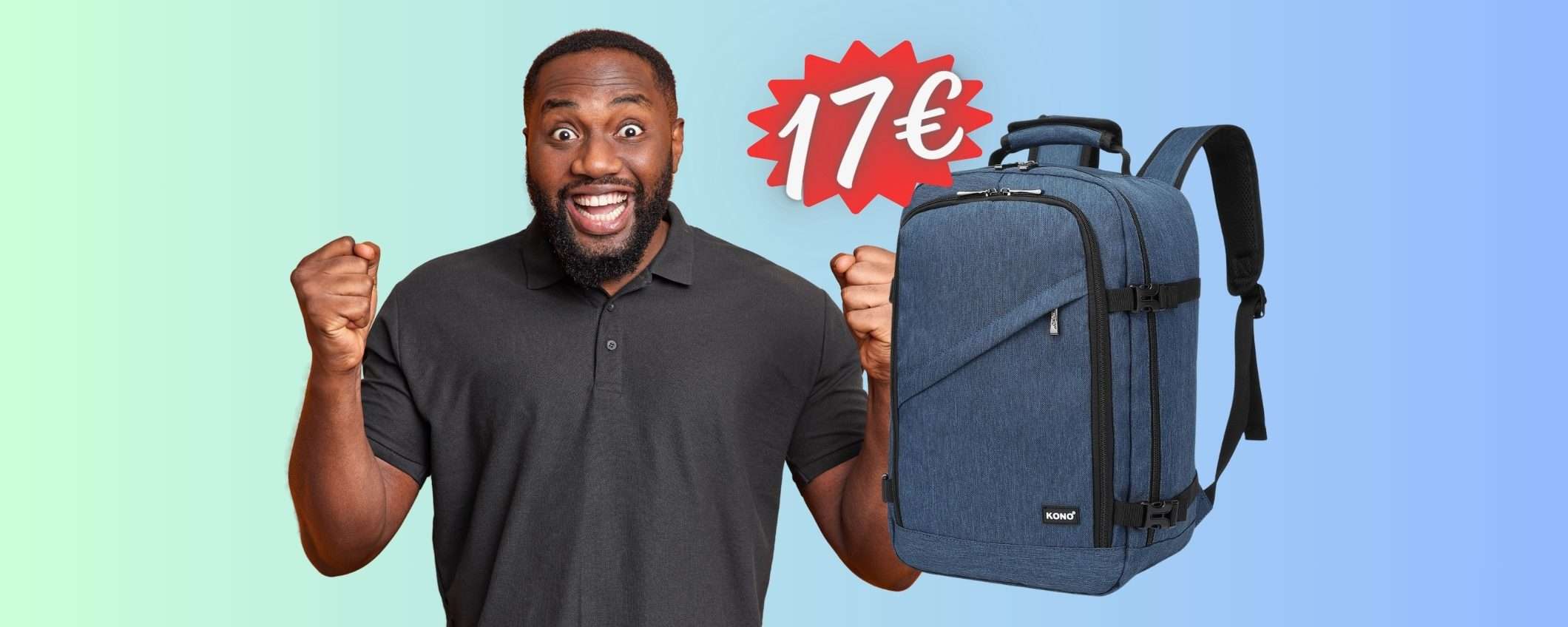 Per NON PAGARE il bagaglio su Ryanair ti basta avere questo zaino a 17€ Per NON PAGARE il bagaglio su Ryanair ti basta avere questo zaino a 17€