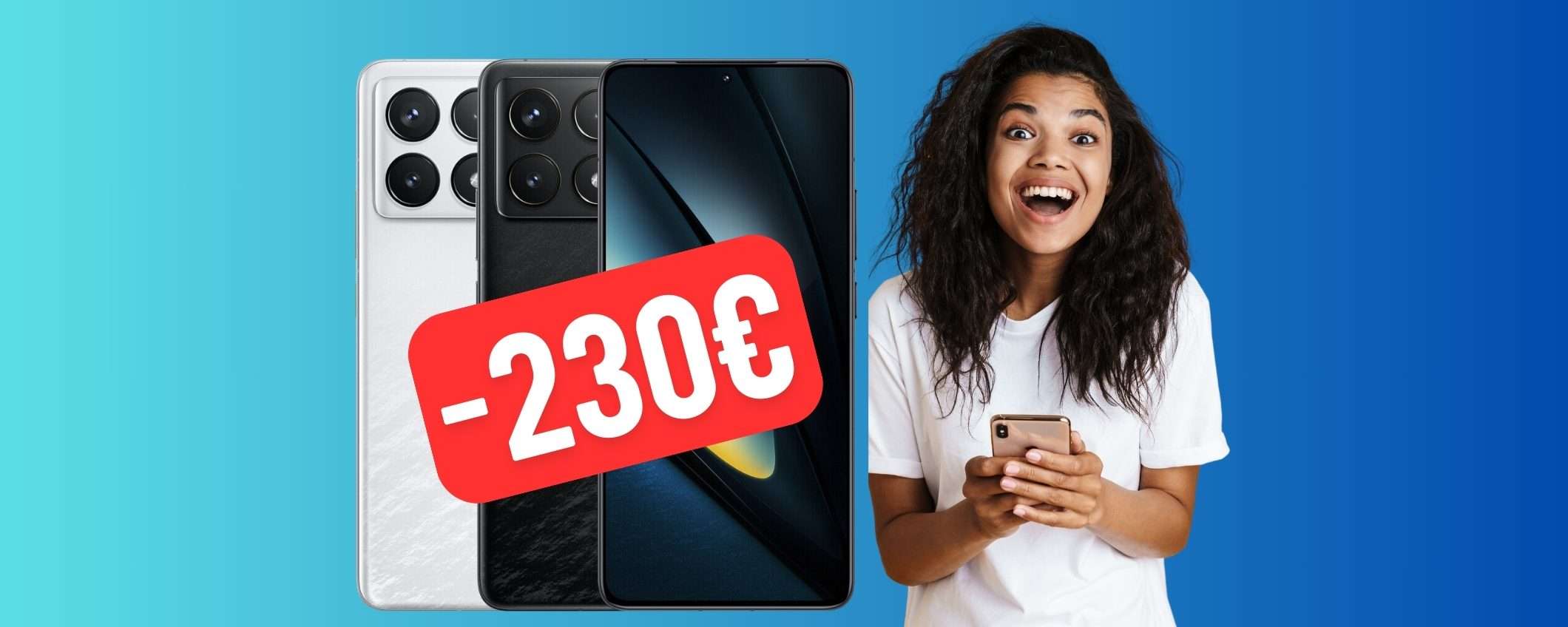 OCCASIONE UNICA su eBay: POCO F6 Pro (12/512GB) a 230€ in MENO OCCASIONE UNICA su eBay: POCO F6 Pro (12/512GB) a 230€ in MENO