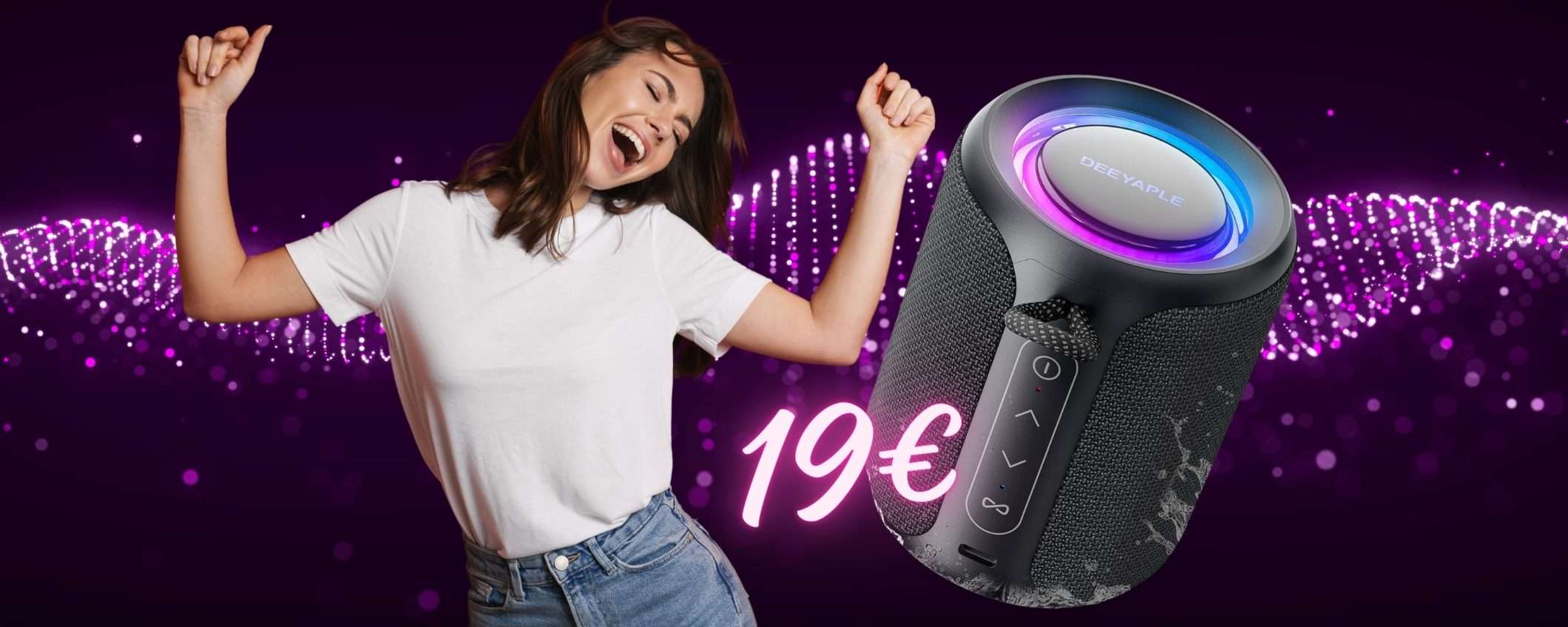 OFFERTA FOLLE di Amazon per questo mini speaker Bluetooth, solo 19€ OFFERTA FOLLE di Amazon per questo mini speaker Bluetooth, solo 19€