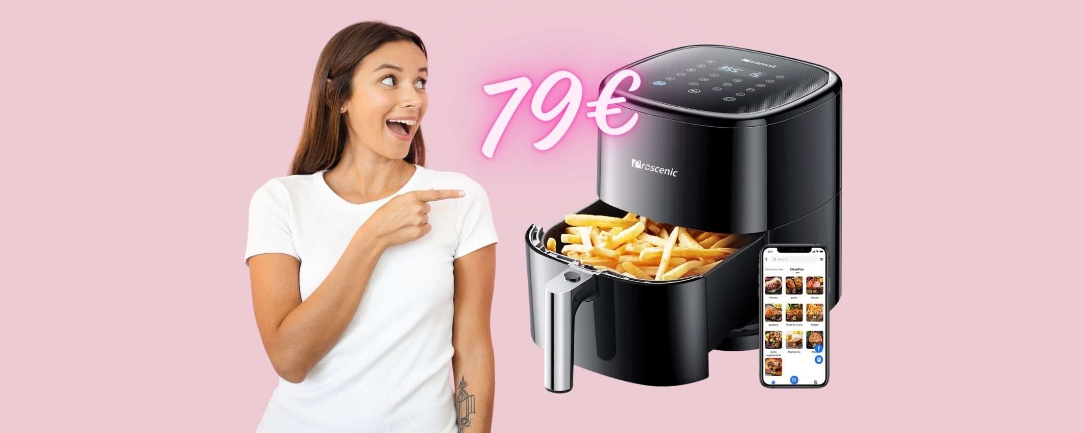 OFFERTA PAZZESCA di Amazon per la friggitrice ad aria Proscenic T22 (79€) OFFERTA PAZZESCA di Amazon per la friggitrice ad aria Proscenic T22 (79€)