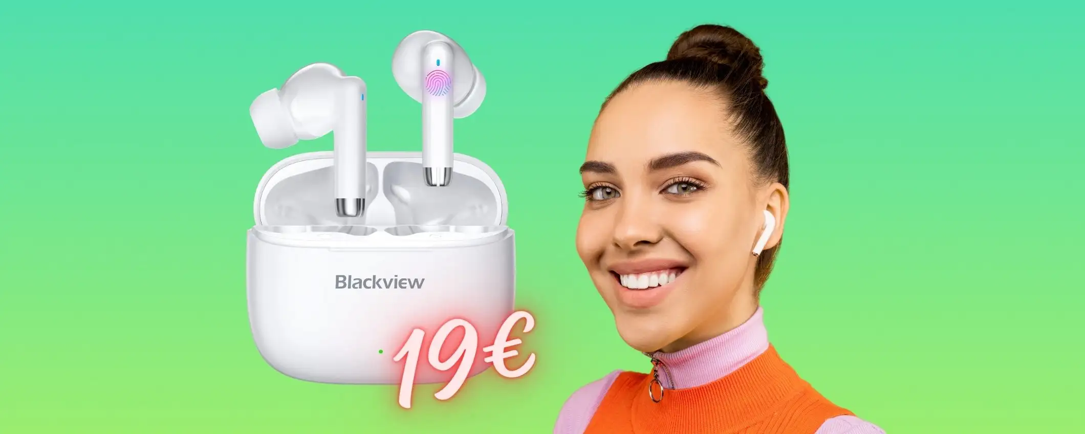 OFFERTA TOP su Amazon: auricolari wireless Blackview AirBuds 4 a 19€ OFFERTA TOP su Amazon: auricolari wireless Blackview AirBuds 4 a 19€