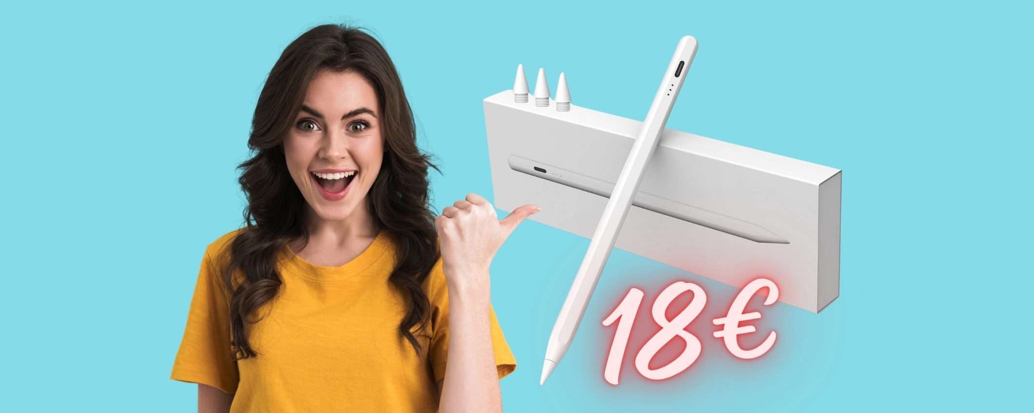 Penna per iPad a PREZZO STRACCIATO, sensibile e precisa (18€) Penna per iPad a PREZZO STRACCIATO, sensibile e precisa (18€)