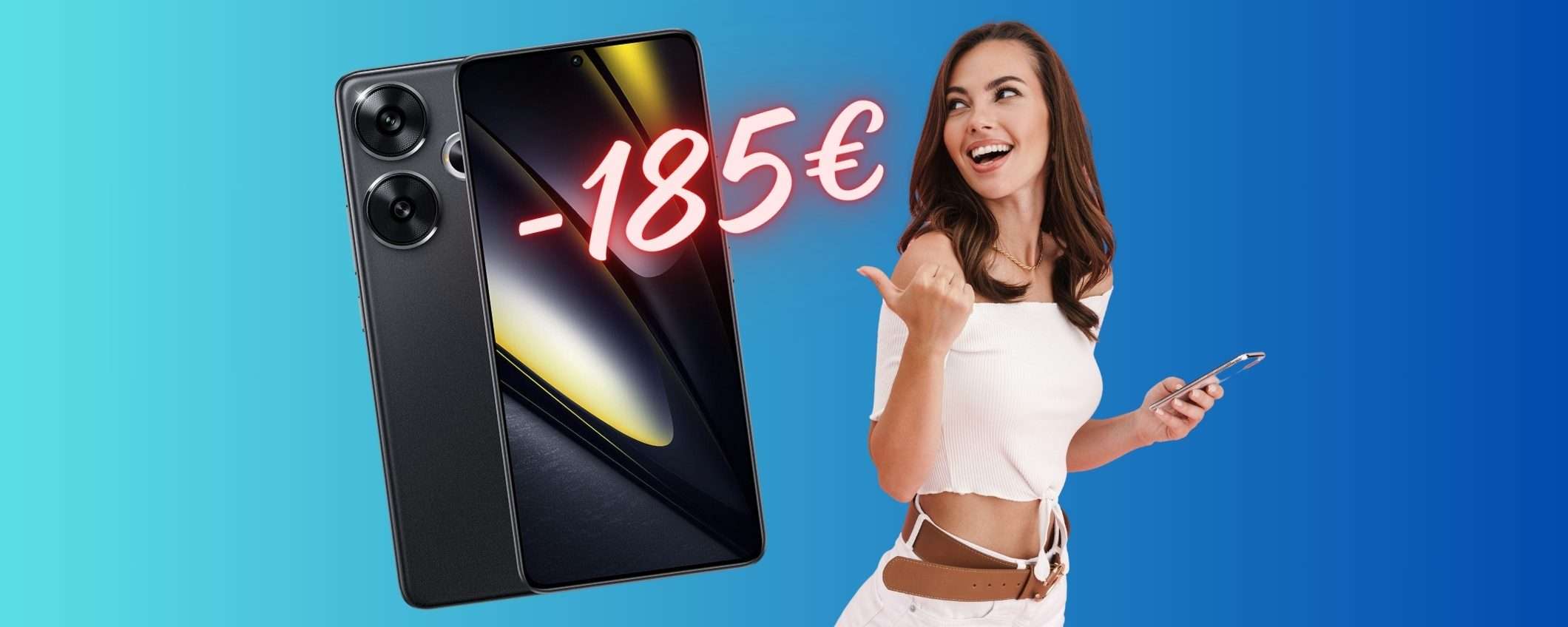 POCO F6 5G (12+512GB) in PROMO su eBay con RISPARMIO di 185€ POCO F6 5G (12+512GB) in PROMO su eBay con RISPARMIO di 185€