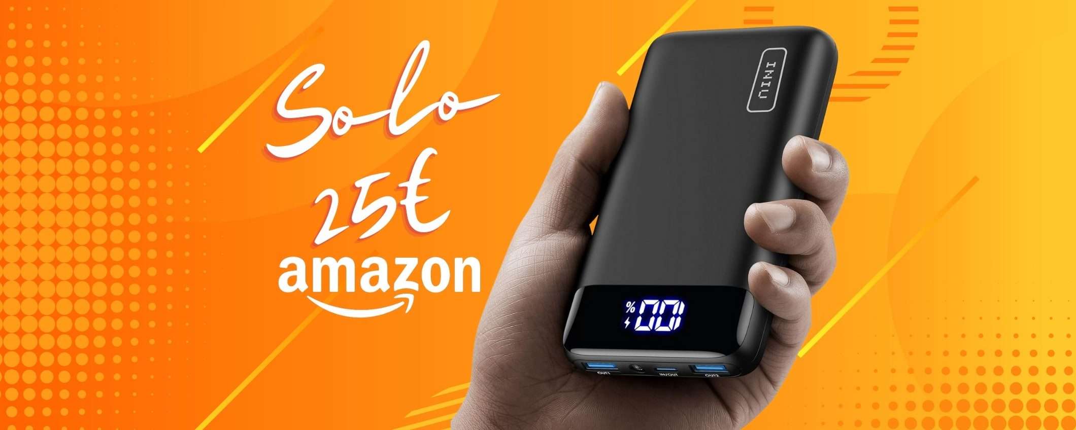 Power Bank POTENTE con capacità da 20000mAh a SOLI 25€ Power Bank POTENTE con capacità da 20000mAh a SOLI 25€