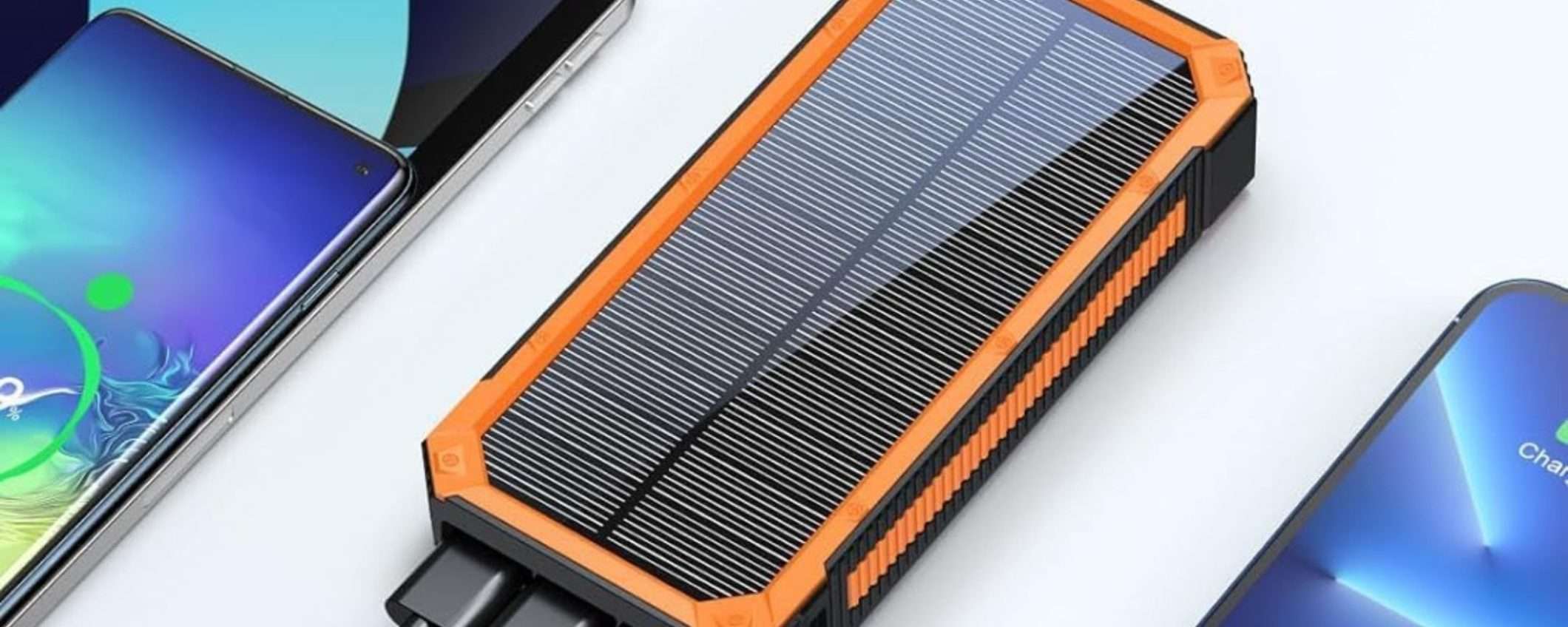 Powerabank solare, ricarica rapida e potente torcia: DA AVERE (23€) Powerabank solare, ricarica rapida e potente torcia: DA AVERE (23€)