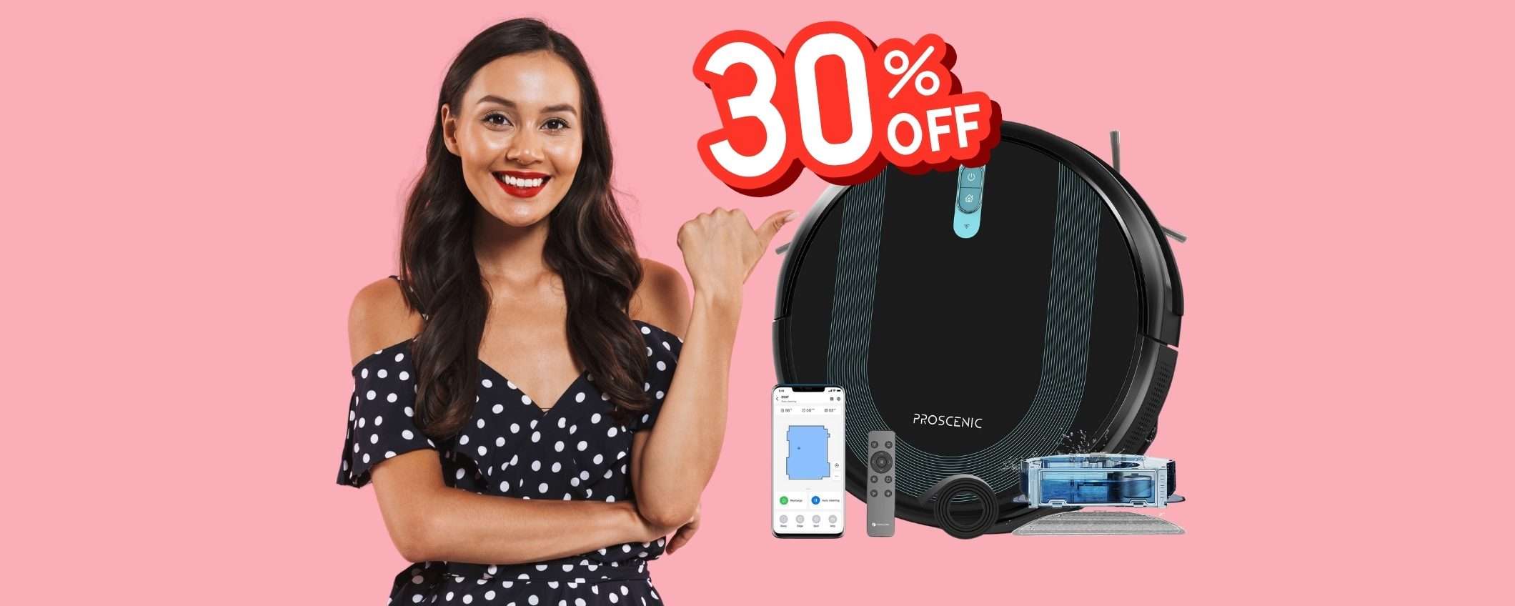 Proscenic 850T: il robot che aspira e lava oggi tuo in SCONTO al 30% Proscenic 850T: il robot che aspira e lava oggi tuo in SCONTO al 30%