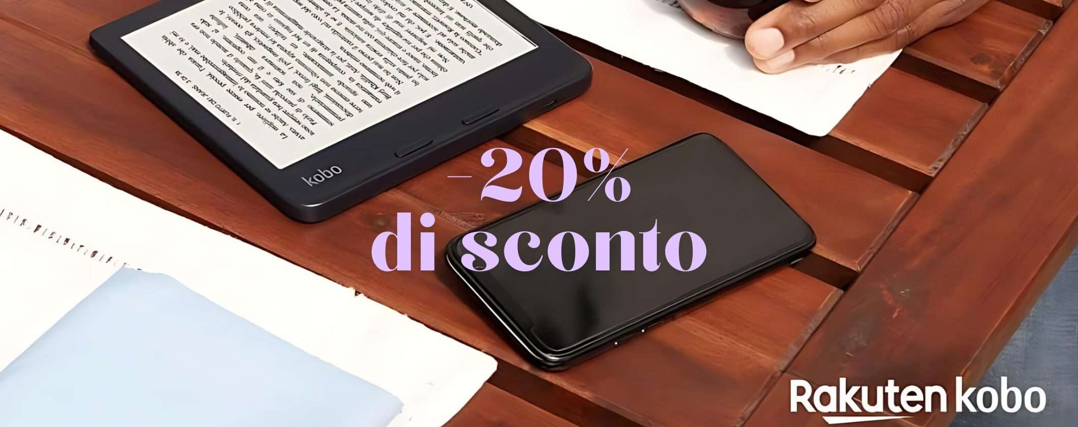 Rakuten Kobo Libra 2: il lettore e-book per eccellenza a -20% Rakuten Kobo Libra 2: il lettore e-book per eccellenza a -20%