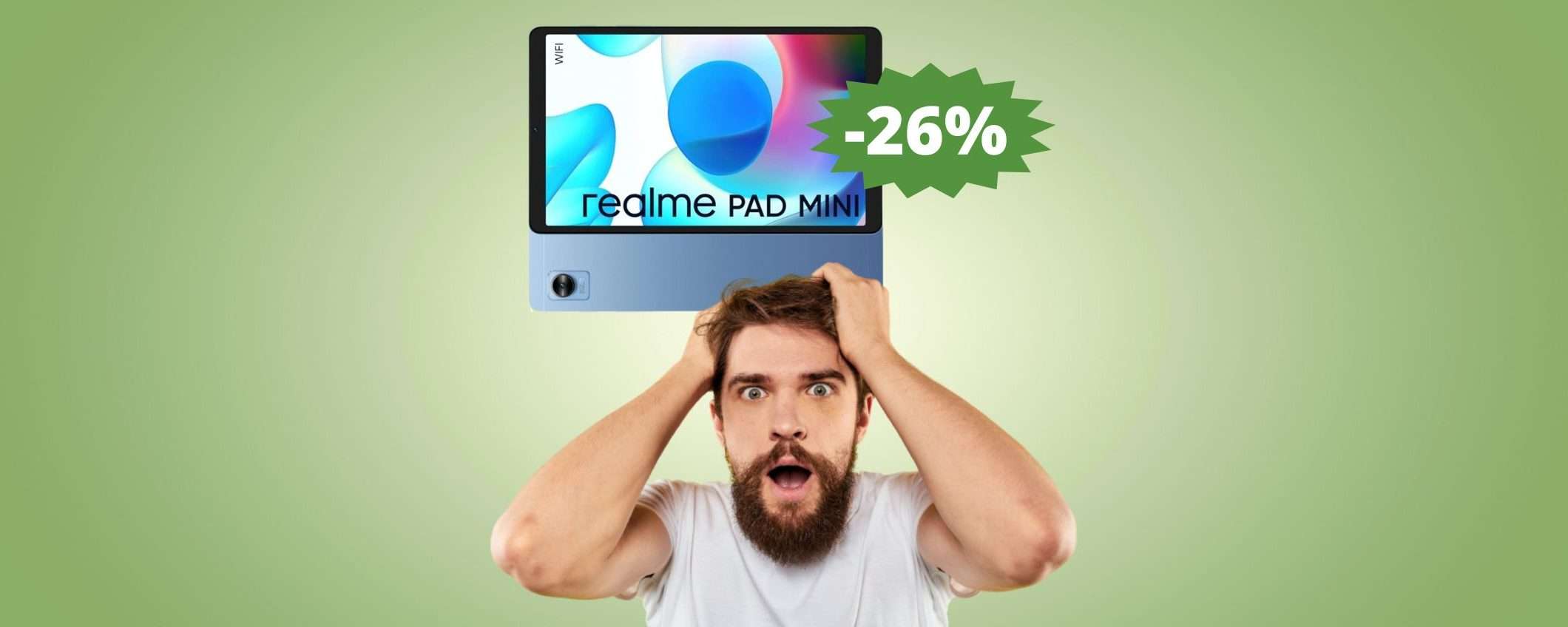 Realme Pad Mini: IRRESISTIBILE con questo sconto su Amazon (-26%) Realme Pad Mini: IRRESISTIBILE con questo sconto su Amazon (-26%)
