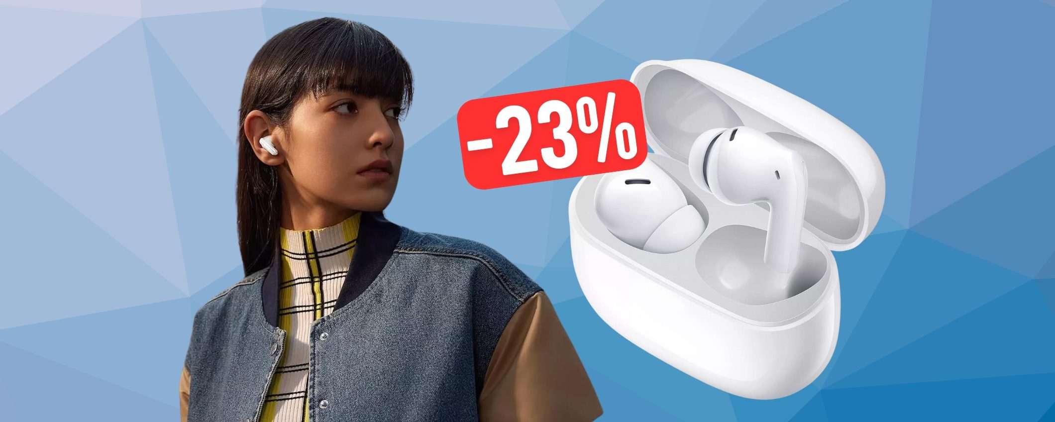Redmi Buds 5 Pro by Xiaomi: auricolari wireless MERAVIGLIOSI al 23% Redmi Buds 5 Pro by Xiaomi: auricolari wireless MERAVIGLIOSI al 23%