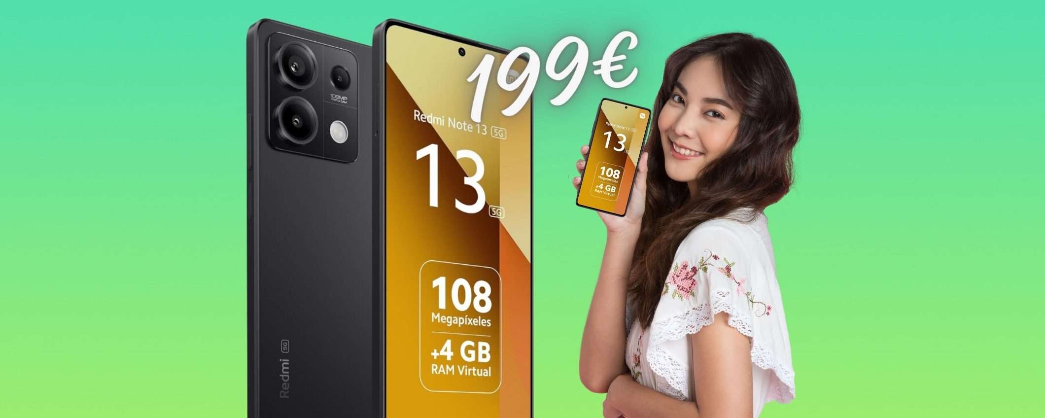 Redmi Note 13 5G da 256GB a 199€ su eBay: BEST BUY da non perdere Redmi Note 13 5G da 256GB a 199€ su eBay: BEST BUY da non perdere
