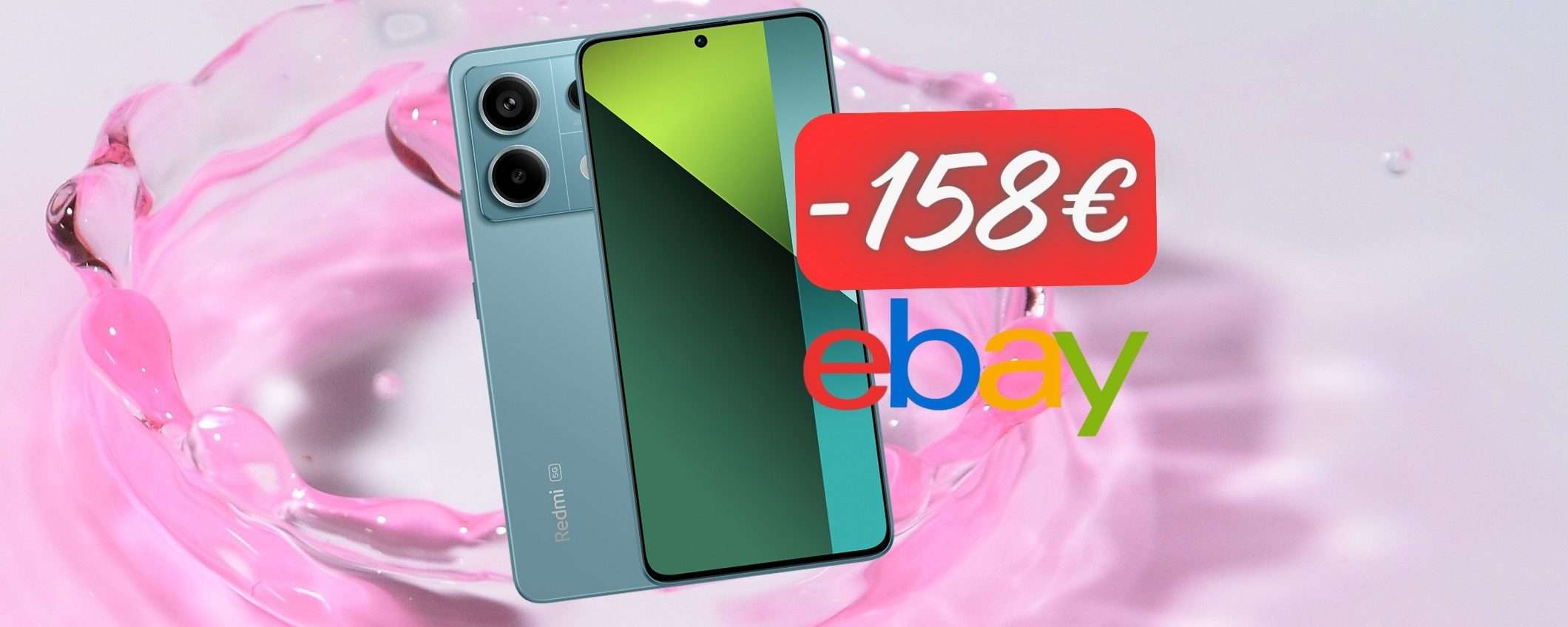 Redmi Note 13 Pro 5G da 256GB a PREZZO ASSURDO su eBay (-158€) Redmi Note 13 Pro 5G da 256GB a PREZZO ASSURDO su eBay (-158€)