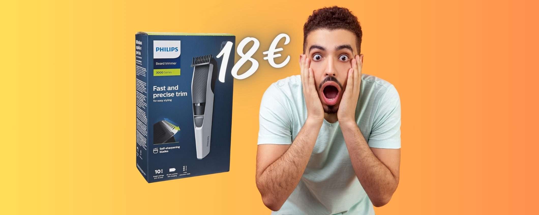 Regolabarba Philips serie 3000 a 18€: FOLLIA o ERRORE di PREZZO? Regolabarba Philips serie 3000 a 18€: FOLLIA o ERRORE di PREZZO?