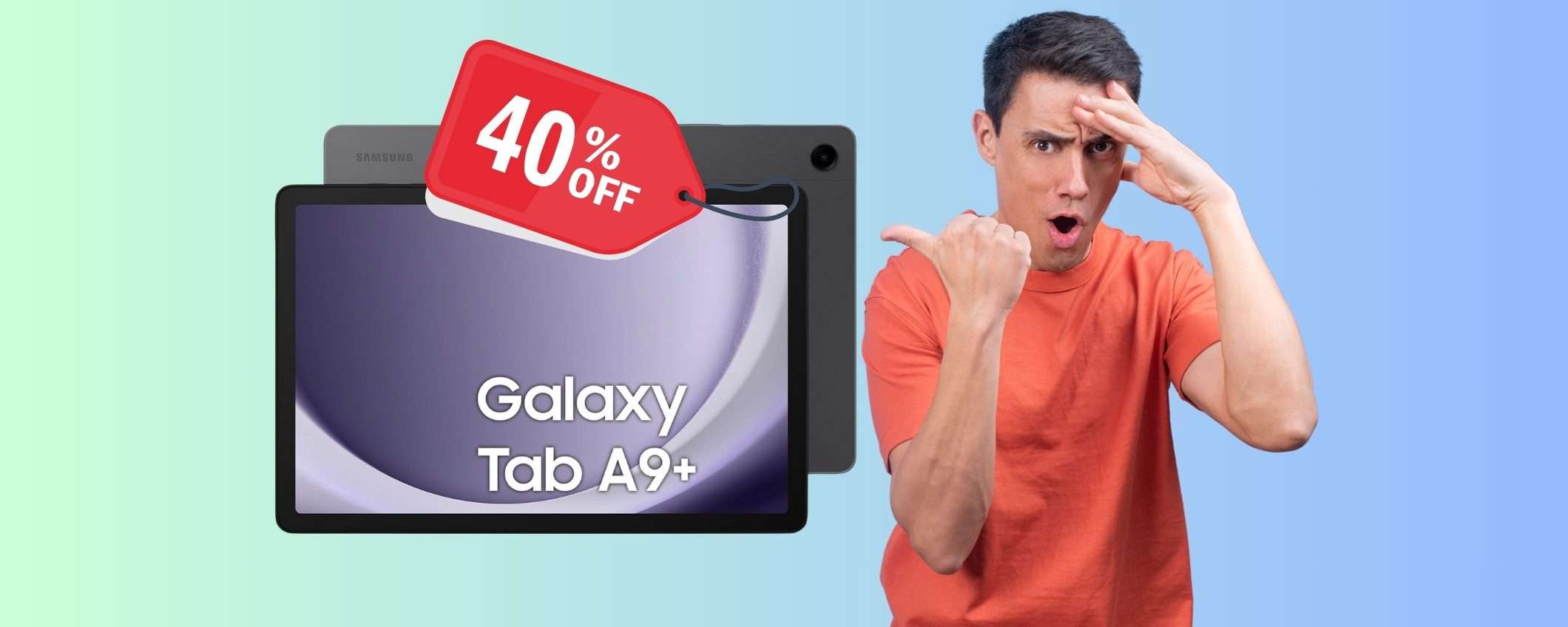 Samsung Galaxy Tab A9+ al 40% in MENO è una FAVOLA (Amazon) Samsung Galaxy Tab A9+ al 40% in MENO è una FAVOLA (Amazon)